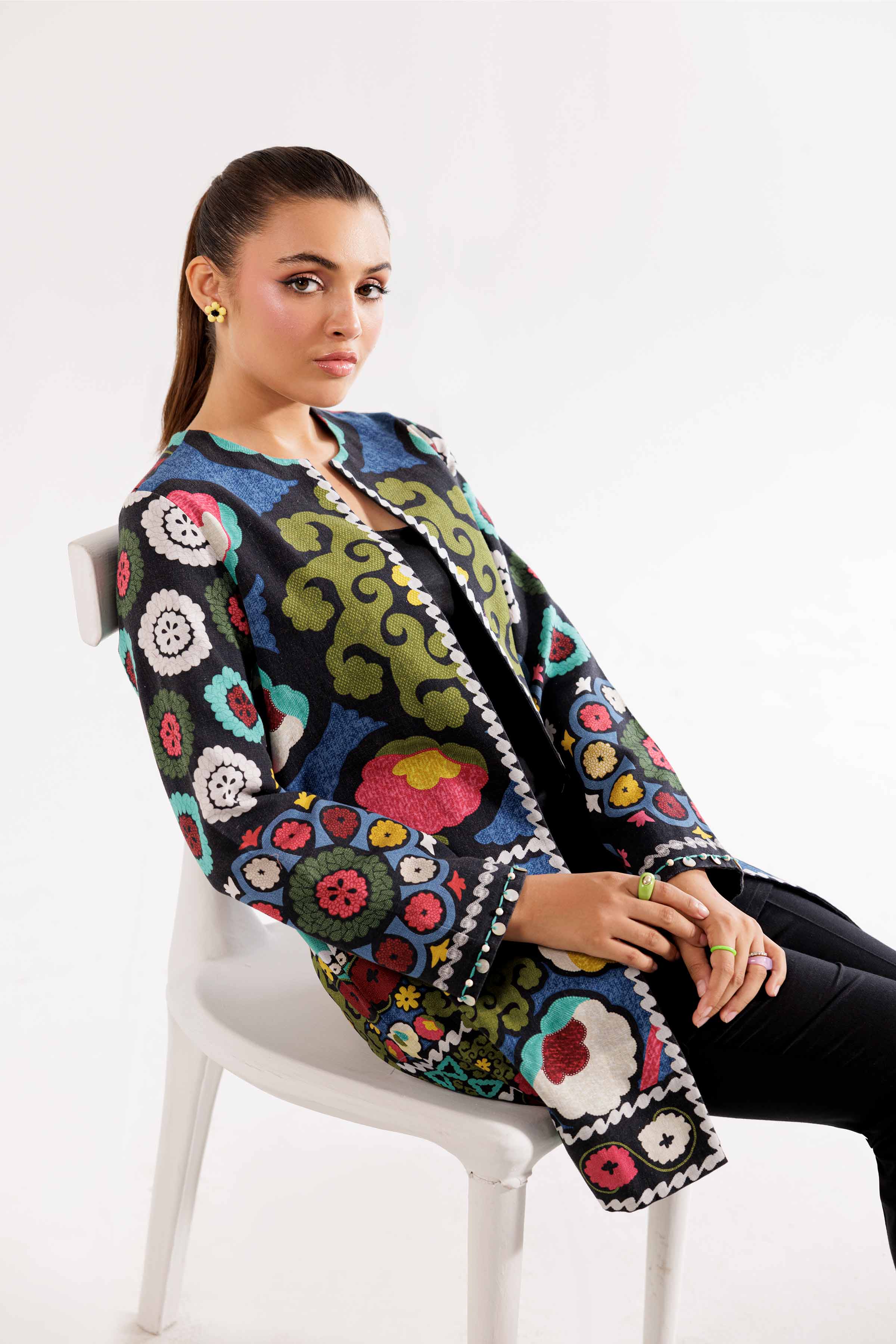 Printed Jacket - PW24-110