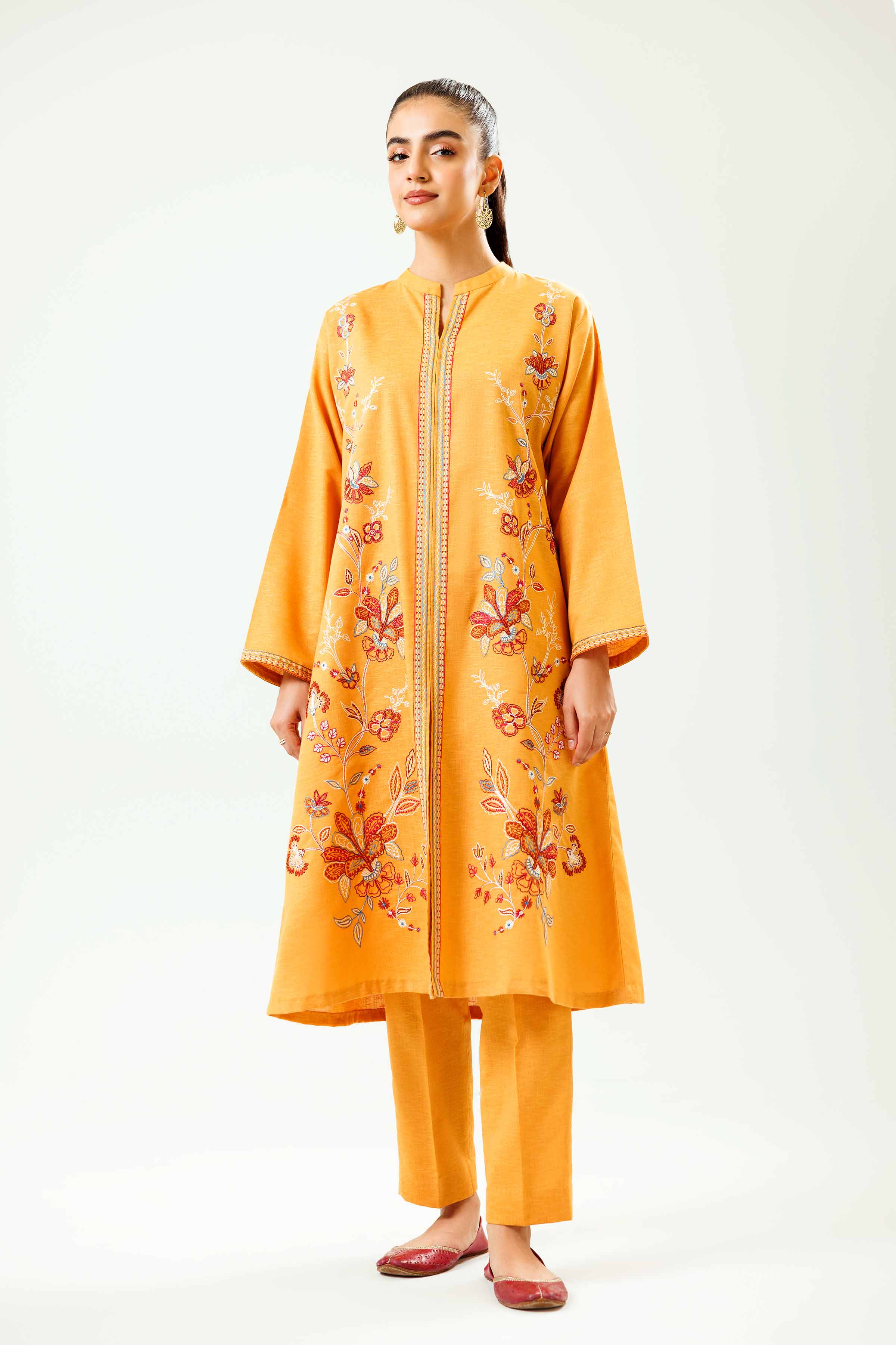 2 Piece - Embroidered Suit - PW24-115
