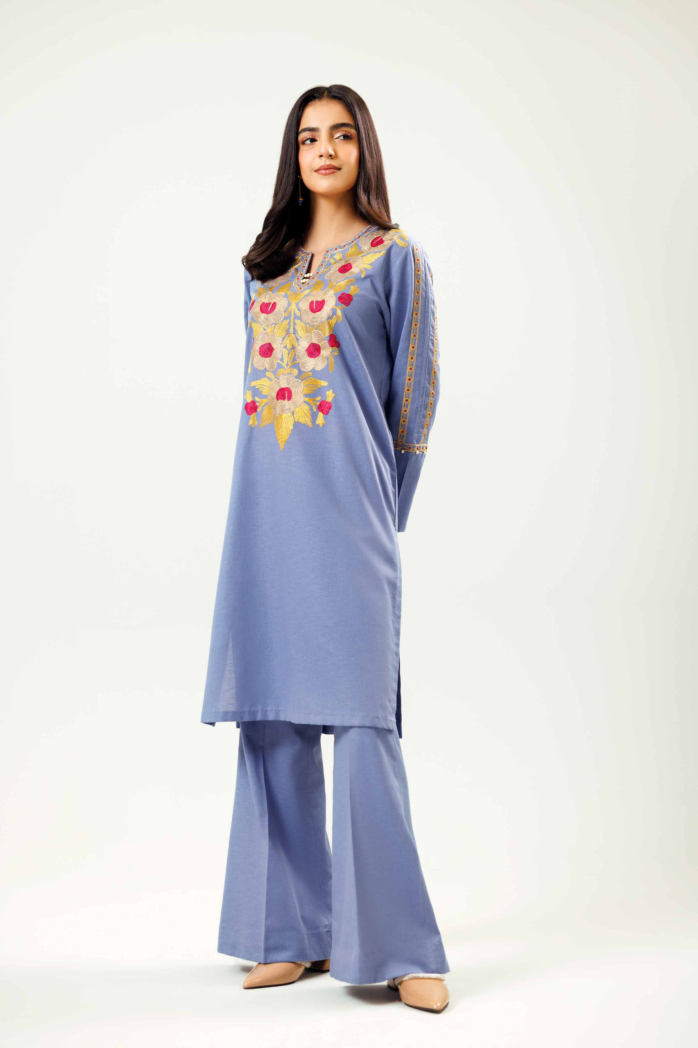 2 Piece - Embroidered Suit - PW24-12