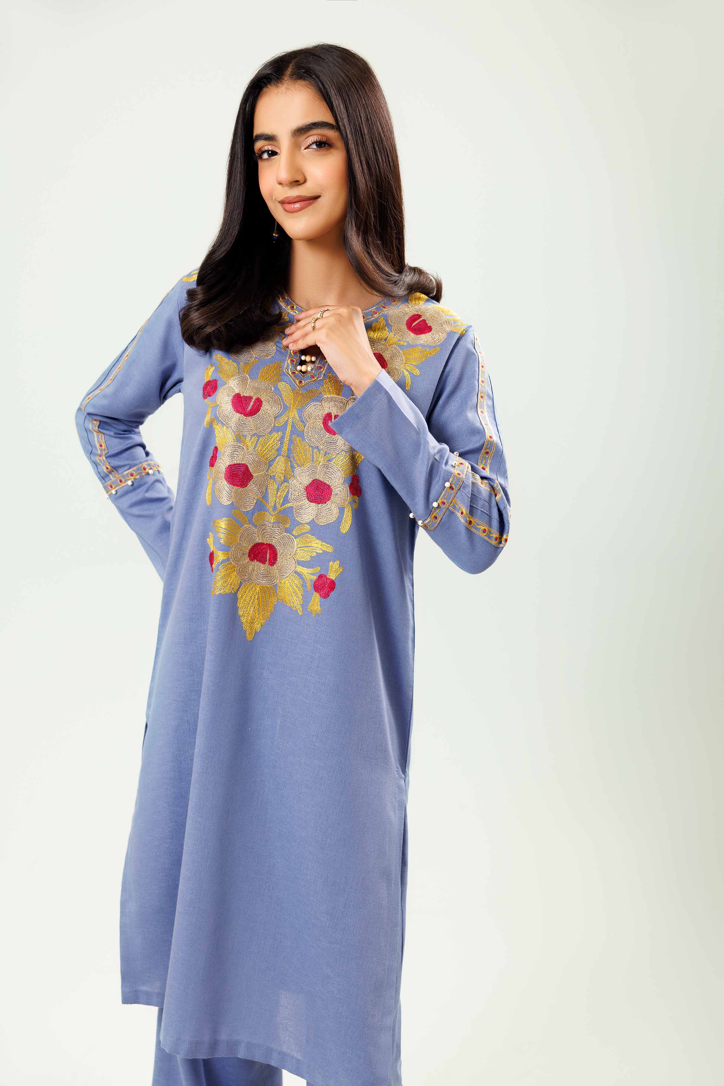 2 Piece - Embroidered Suit - PW24-12