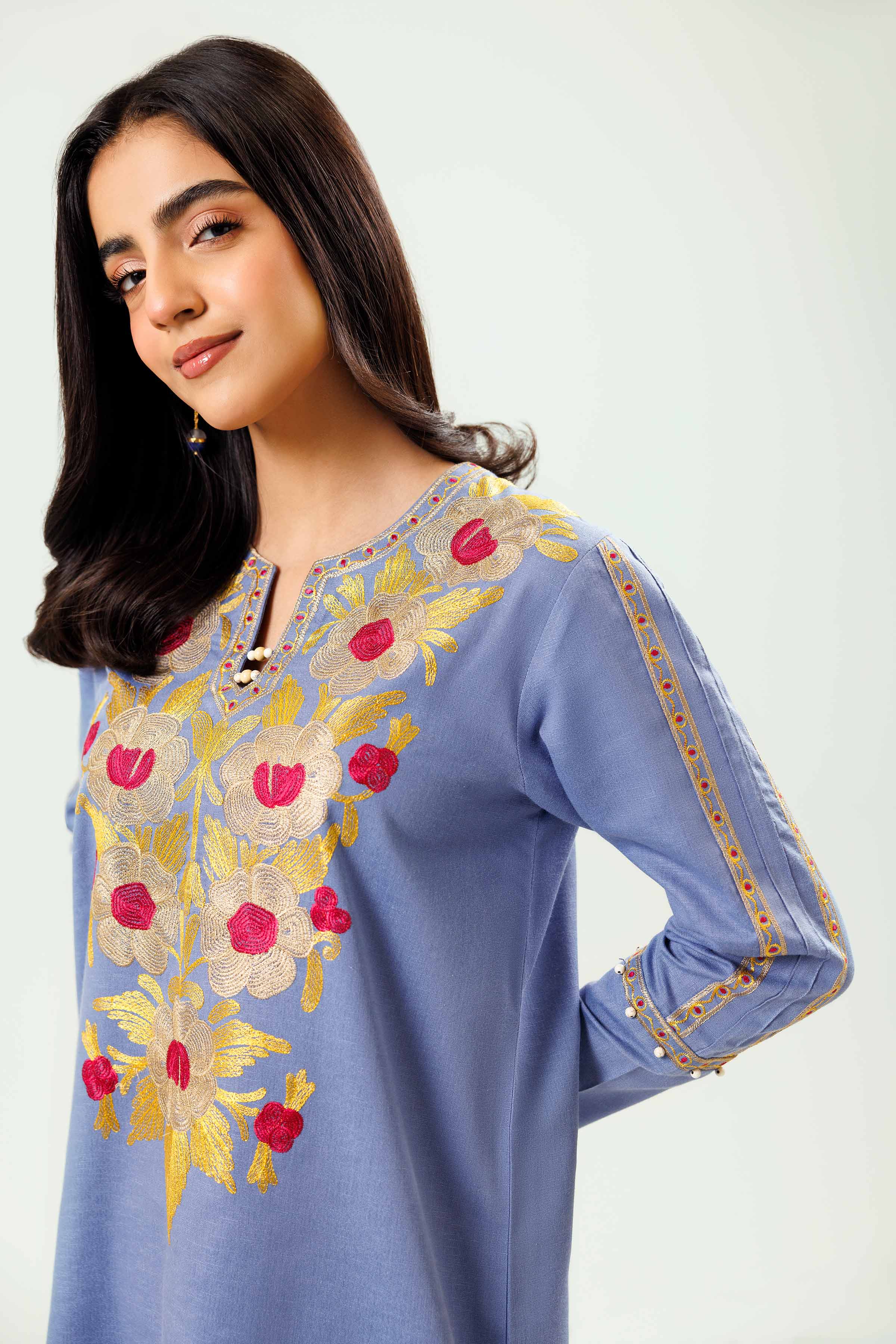 2 Piece - Embroidered Suit - PW24-12