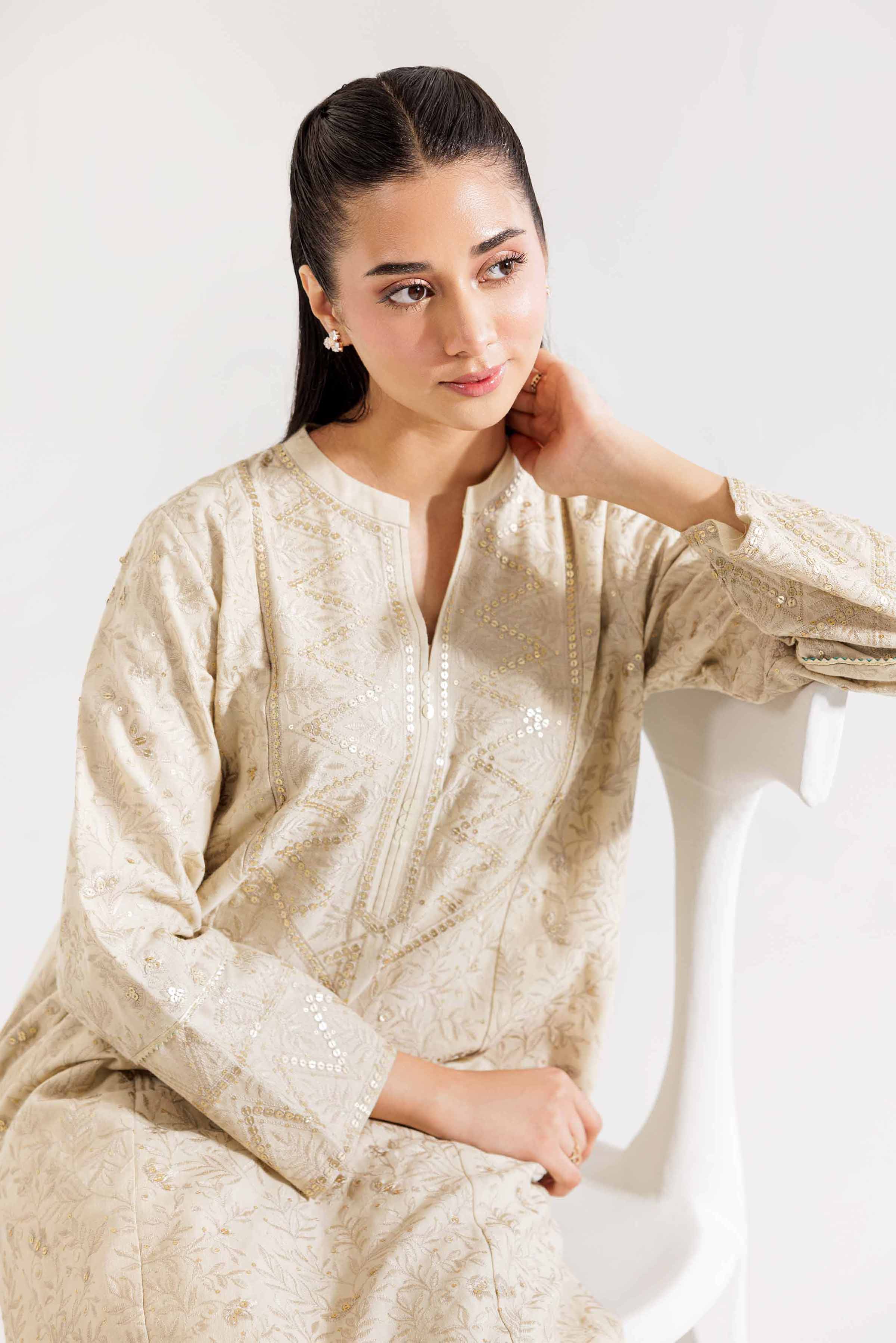 2 Piece - Embroidered Suit - PW24-151