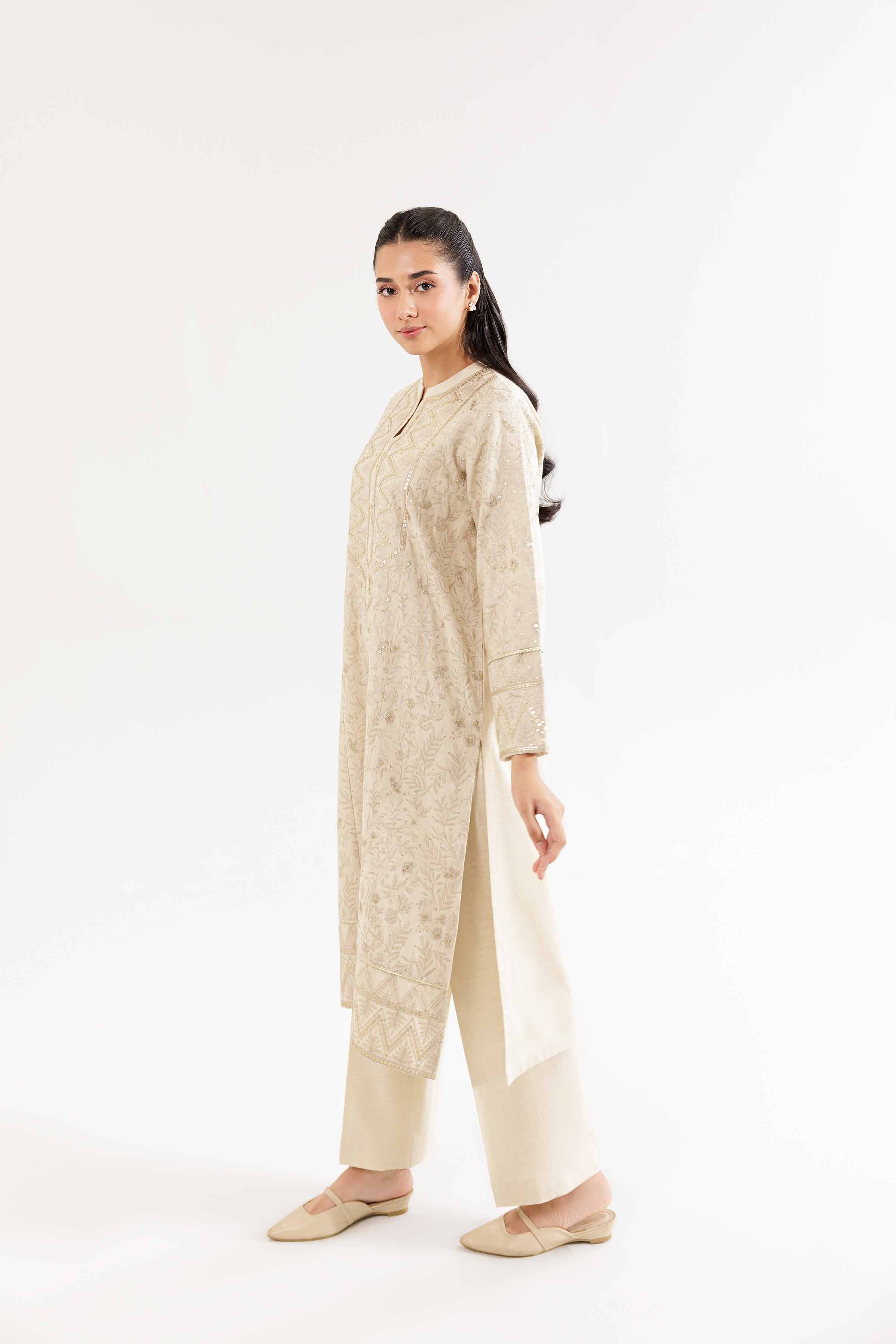 2 Piece - Embroidered Suit - PW24-151