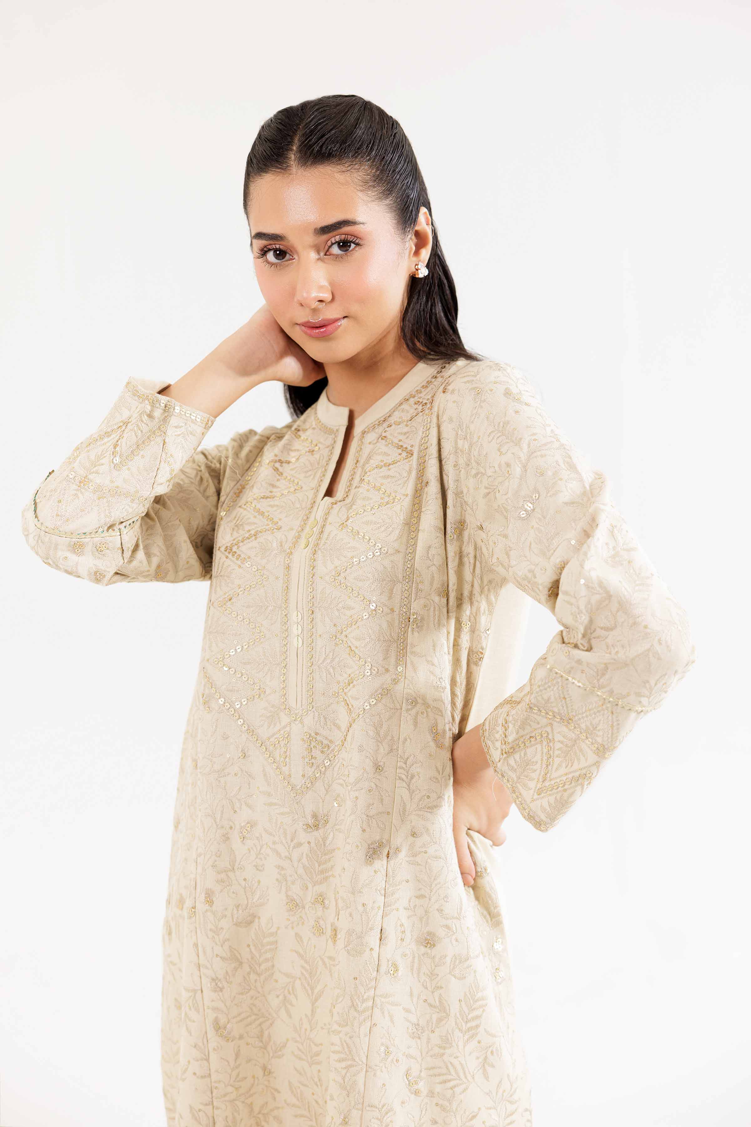 2 Piece - Embroidered Suit - PW24-151