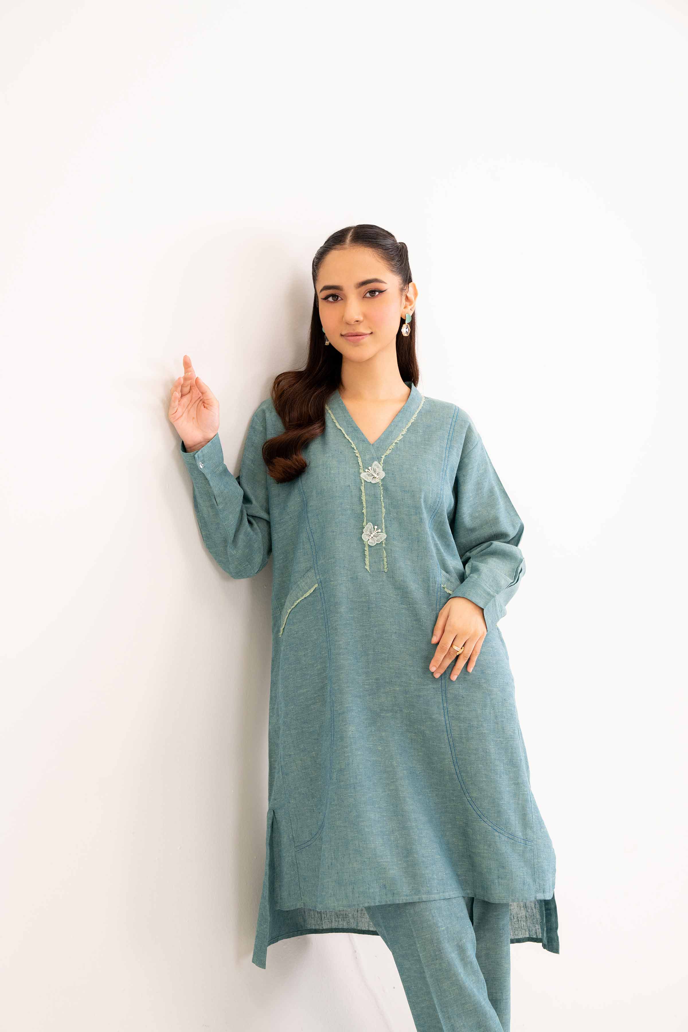 2 Piece - Embroidered Suit - PW24-159