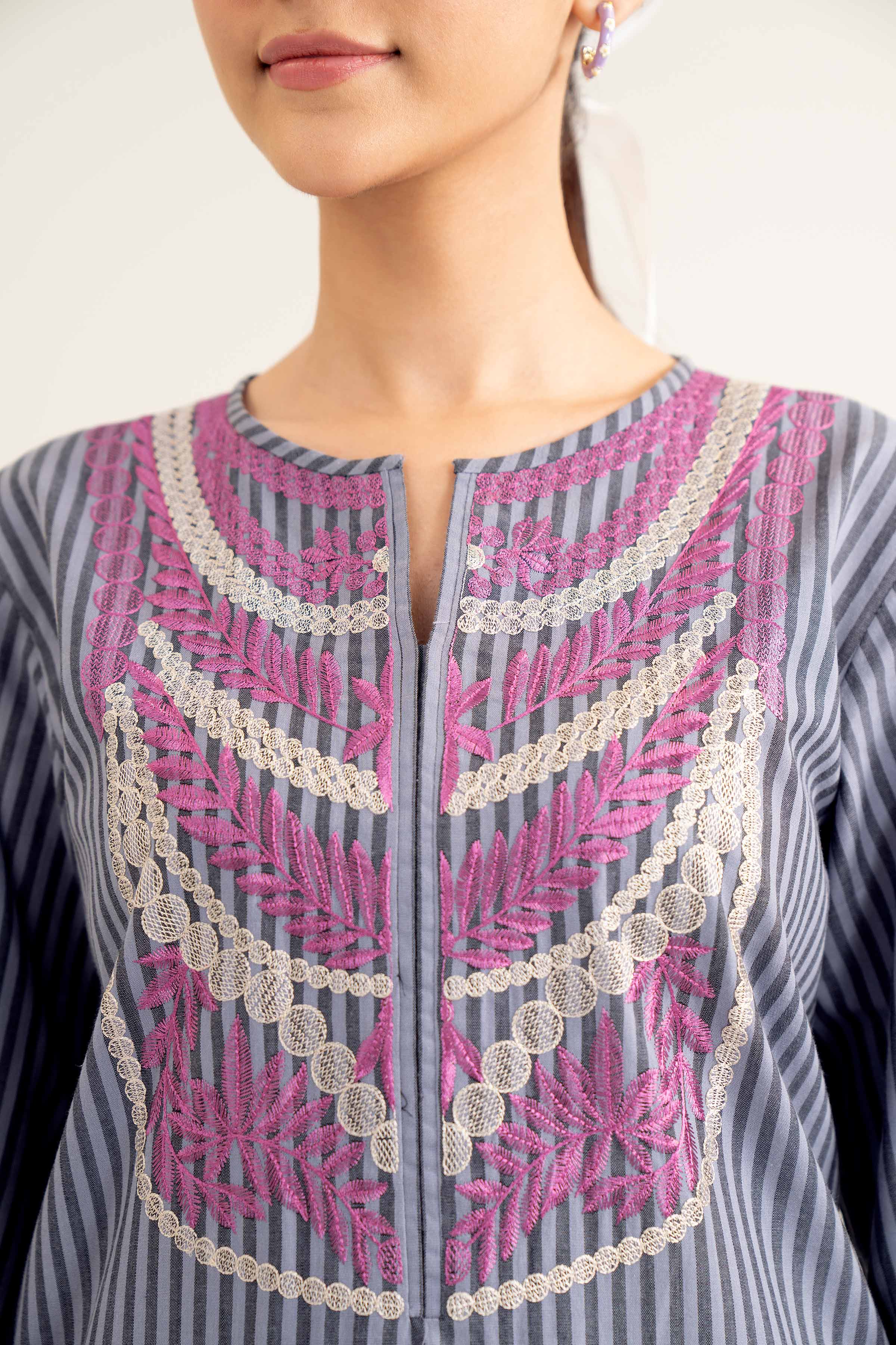 2 Piece - Embroidered Suit - PW24-16