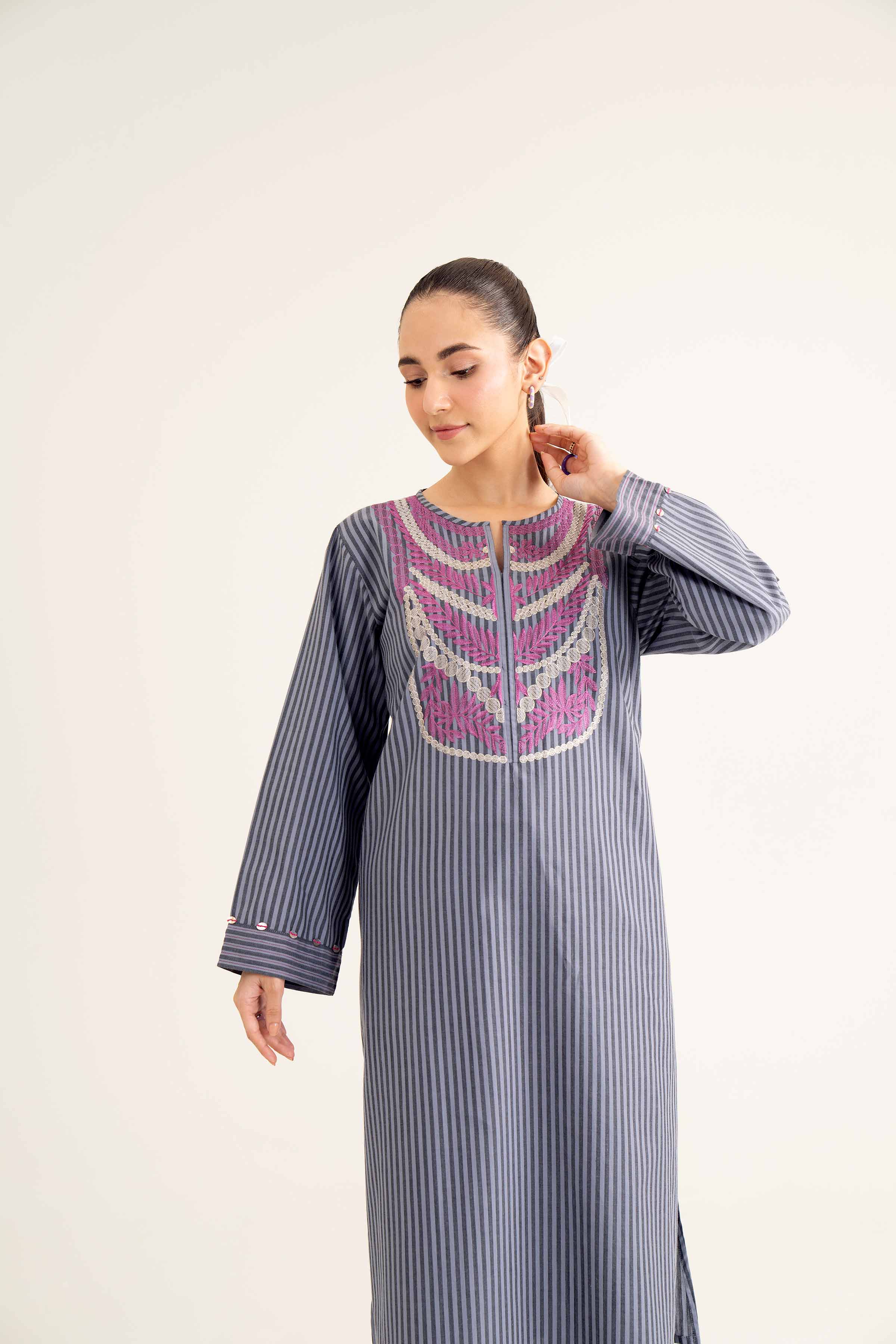2 Piece - Embroidered Suit - PW24-16