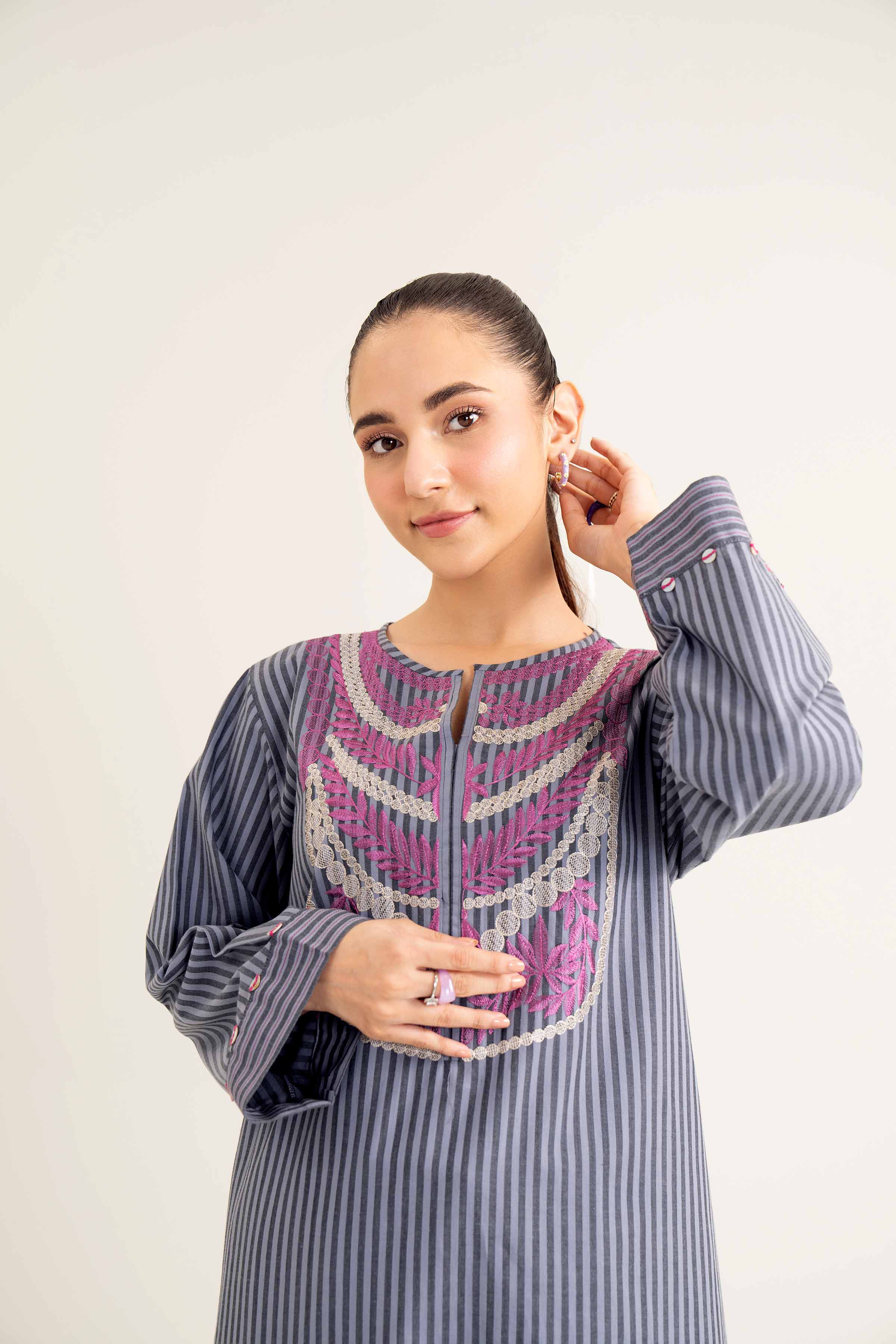 2 Piece - Embroidered Suit - PW24-16