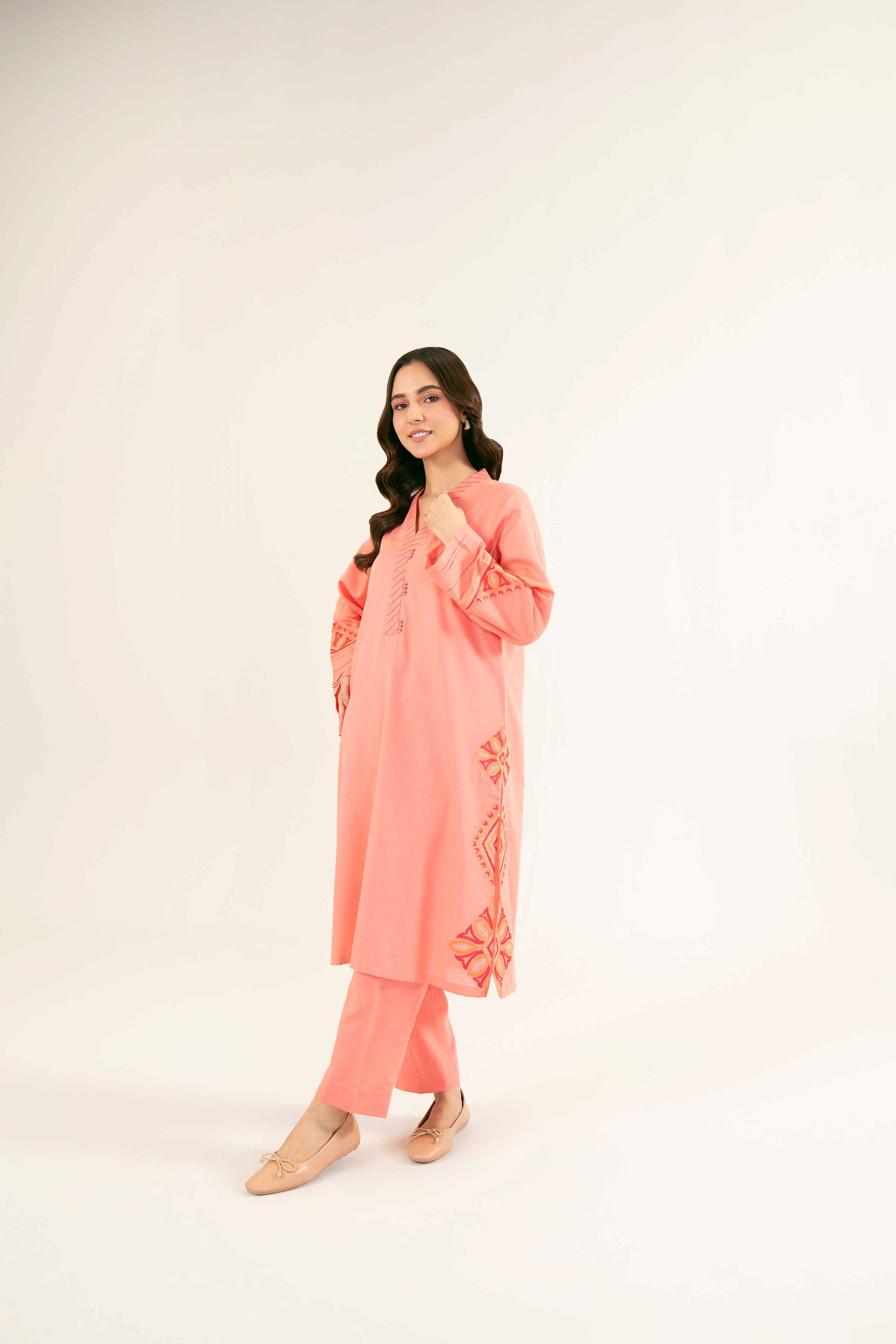 2 Piece - Embroidered Suit - PW24-165