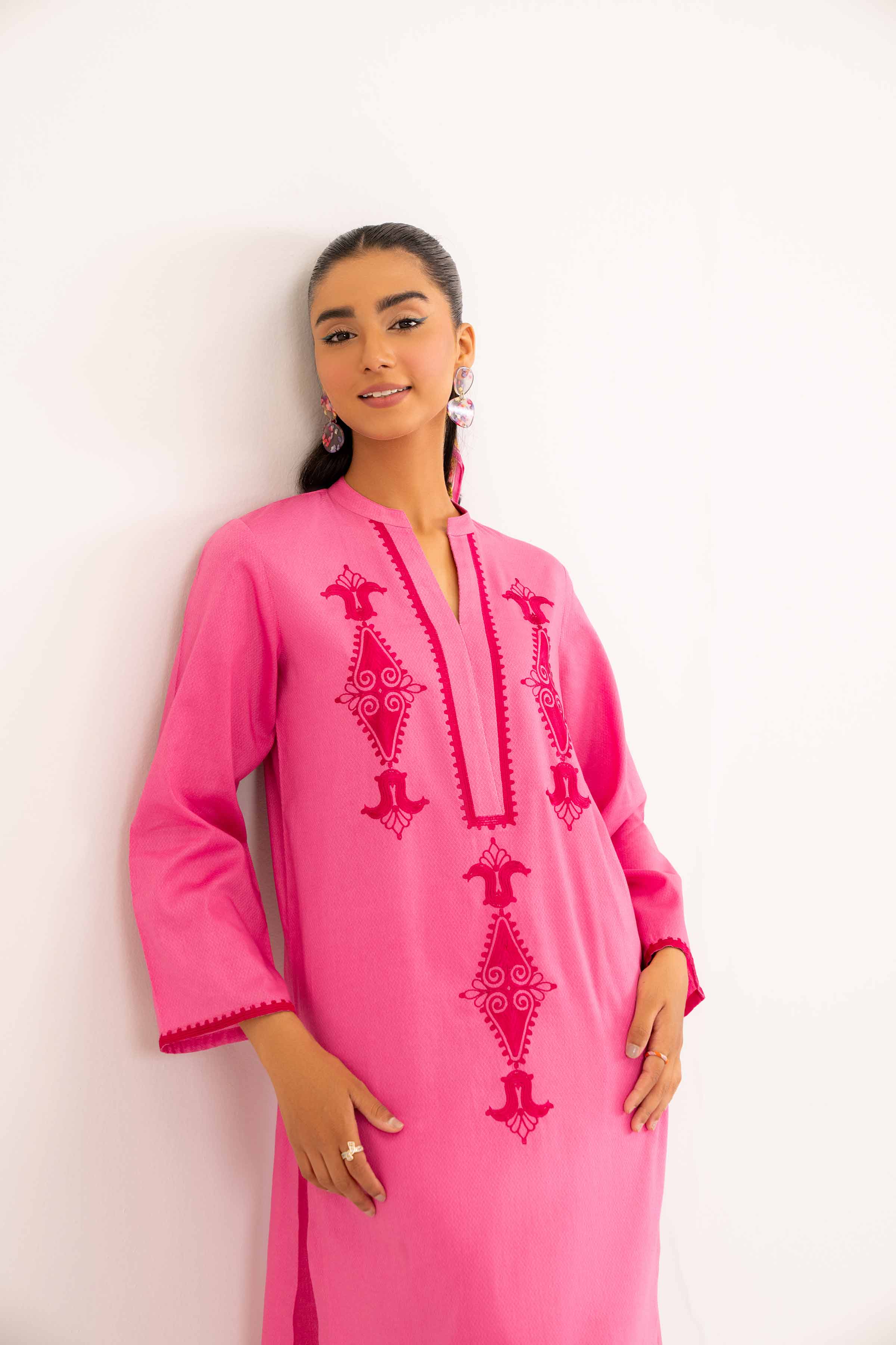2 Piece - Embroidered Suit - PW24-168