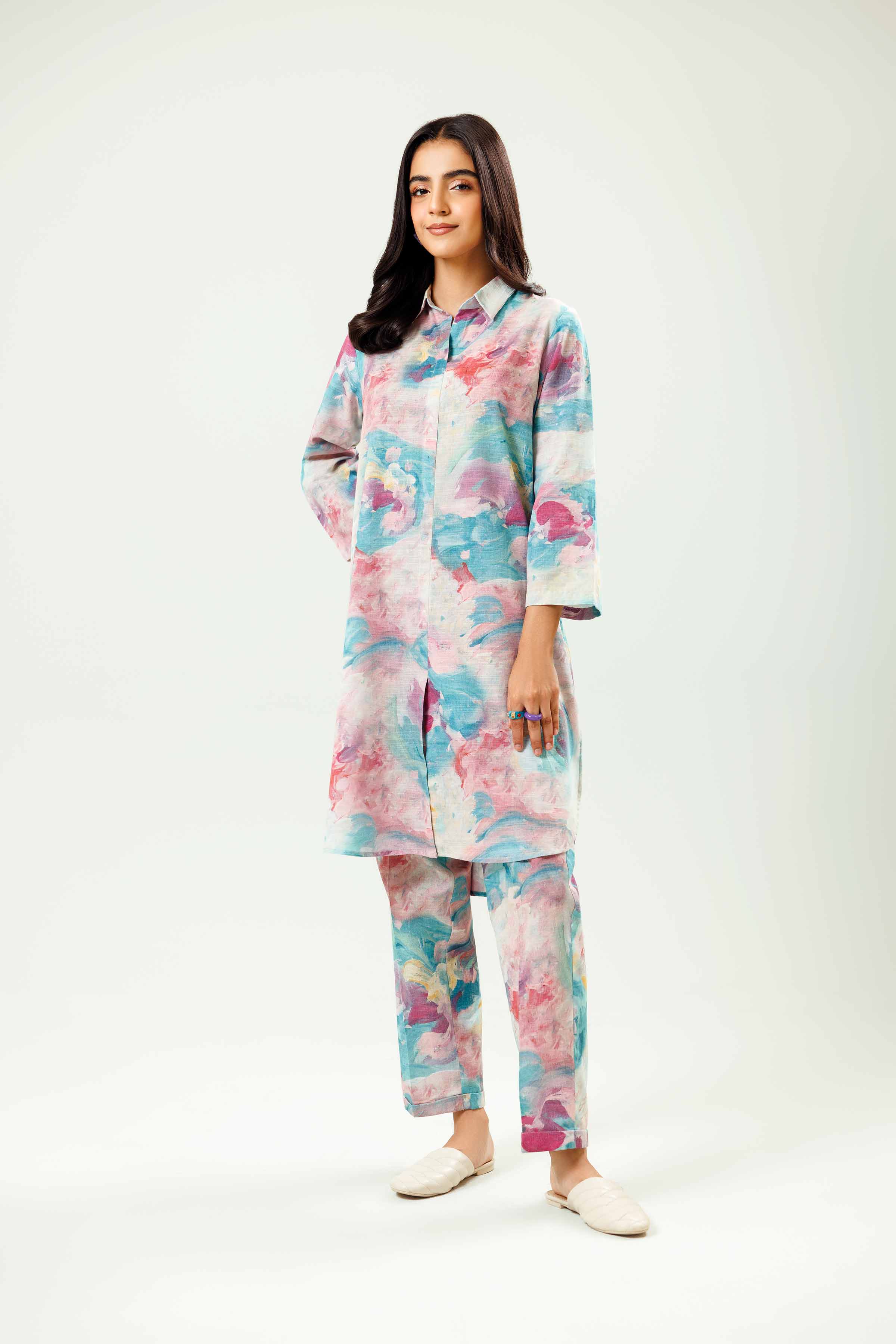 2 Piece - Printed Suit - PW24-18