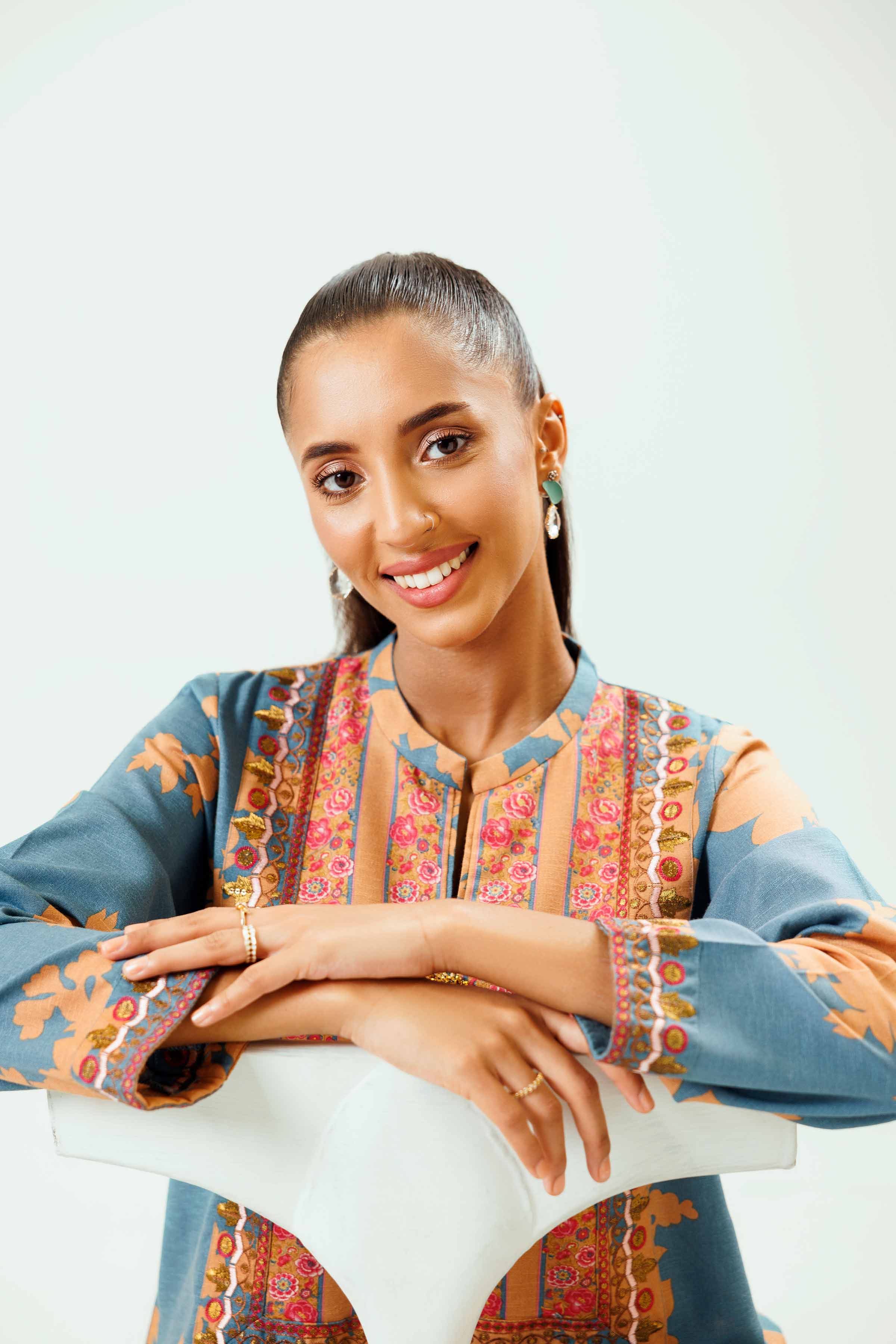 Printed Embroidered Shirt - PW24-183