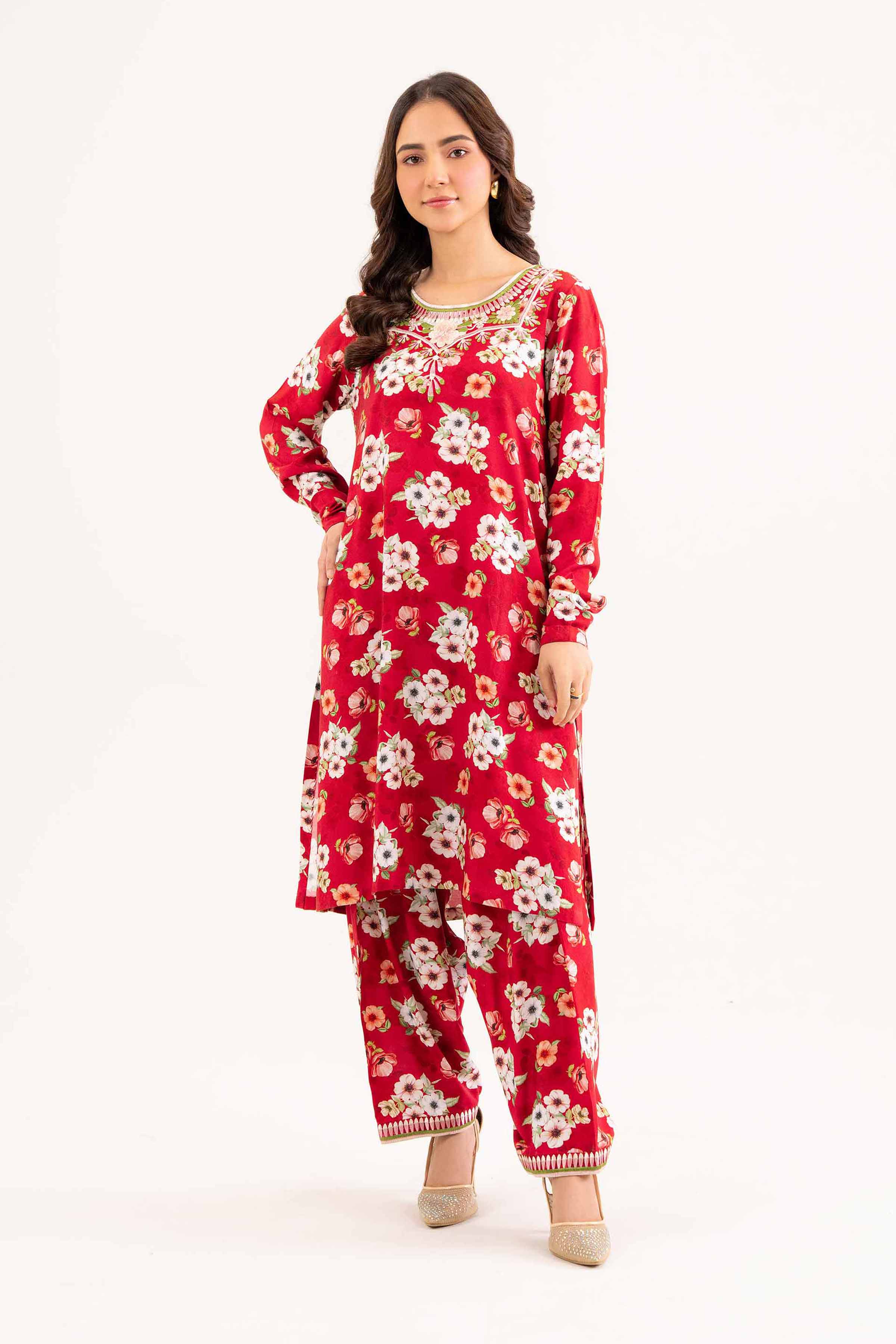 2 Piece - Embroidered Suit - PW24-197