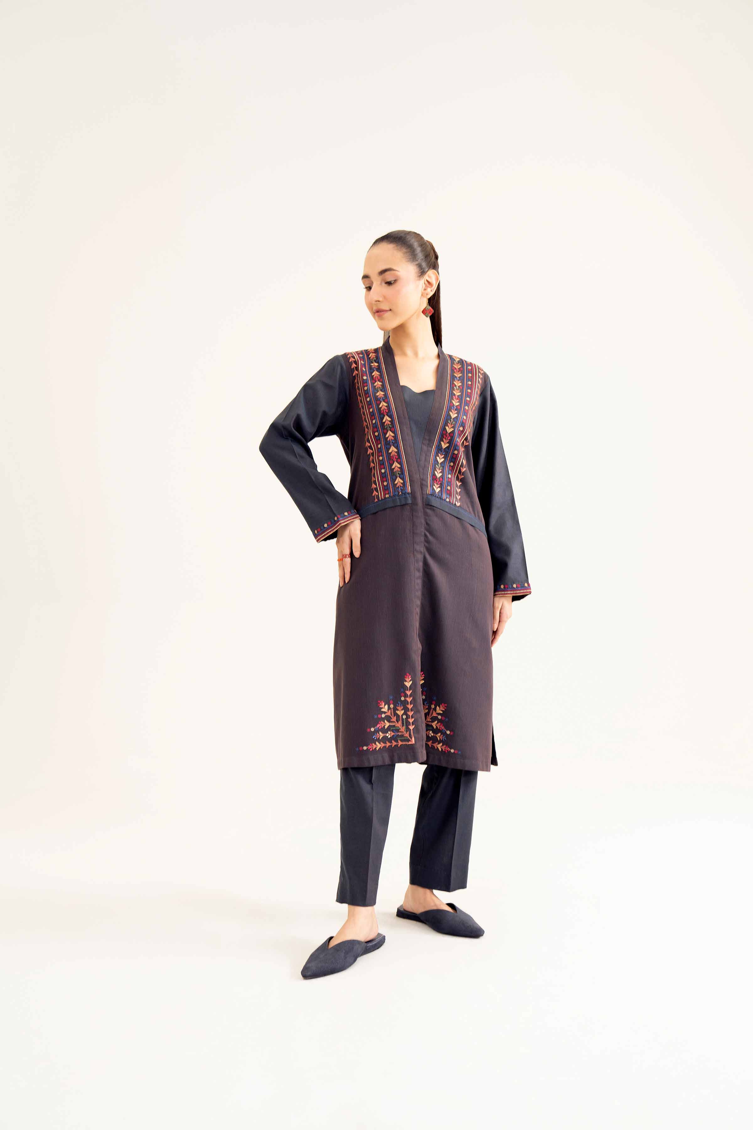 2 Piece - Embroidered Suit - PW24-20