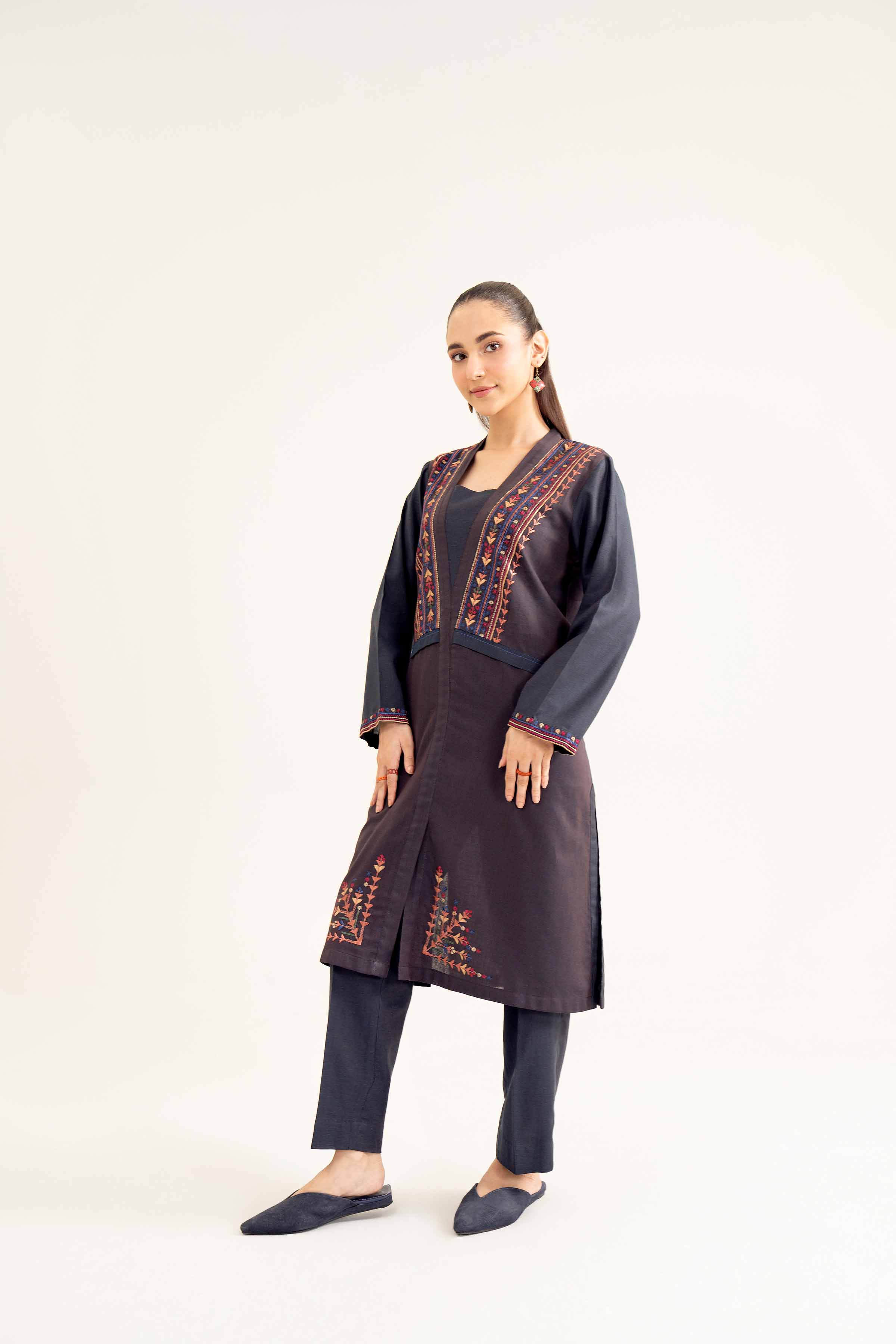 2 Piece - Embroidered Suit - PW24-20