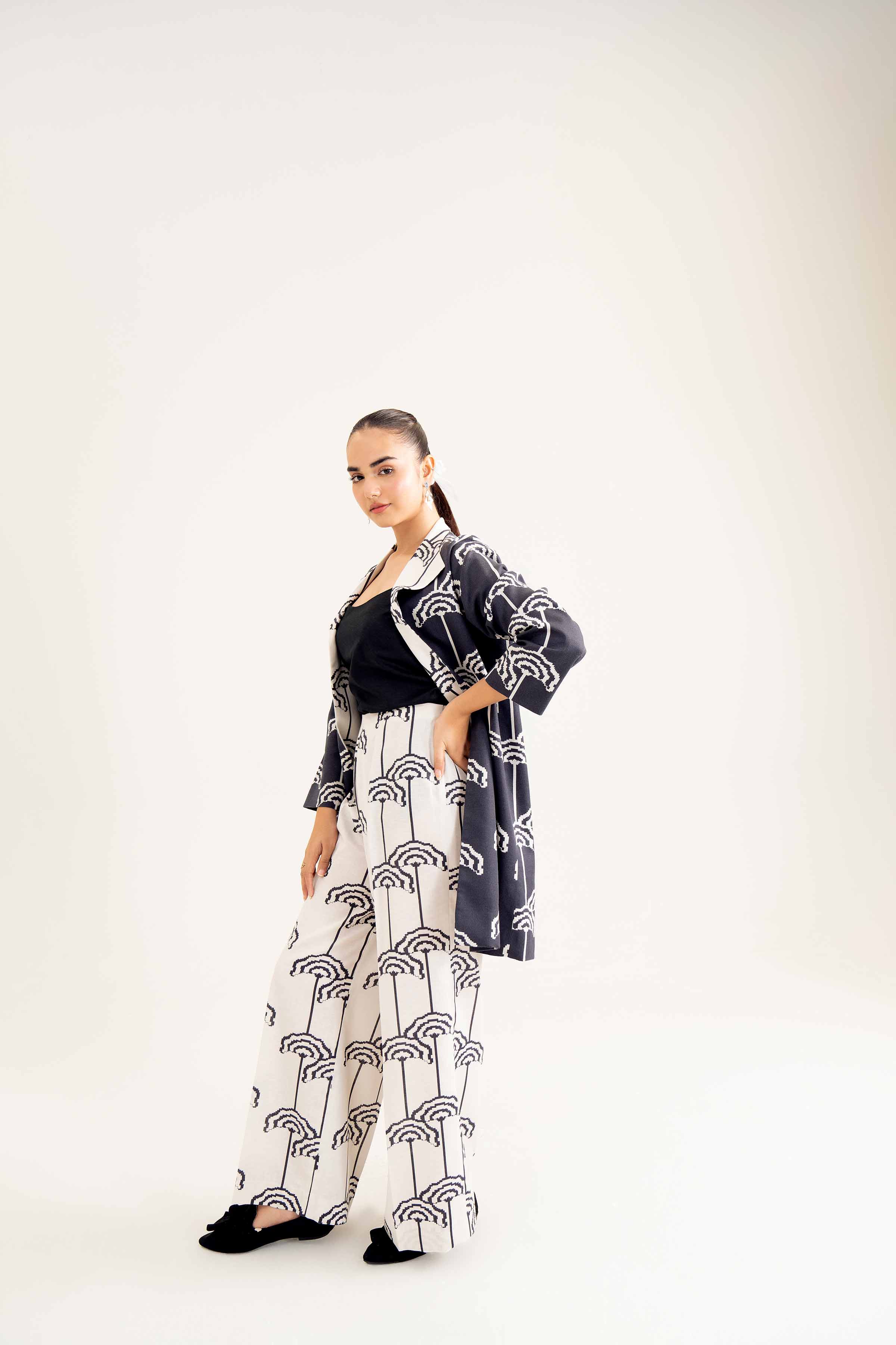 2 Piece - Printed Suit - PW24-201
