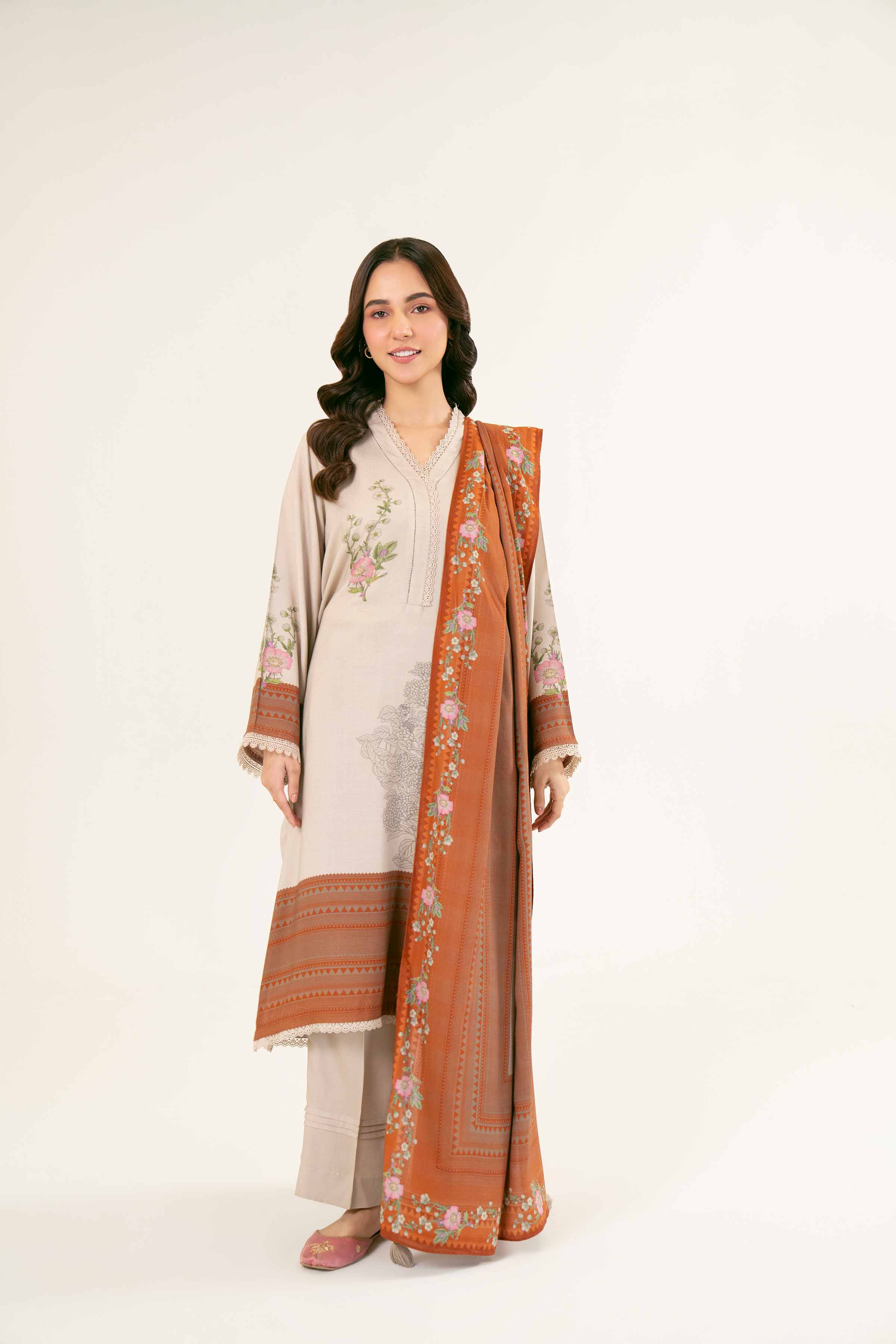 3 Piece - Printed Suit - PW24-210
