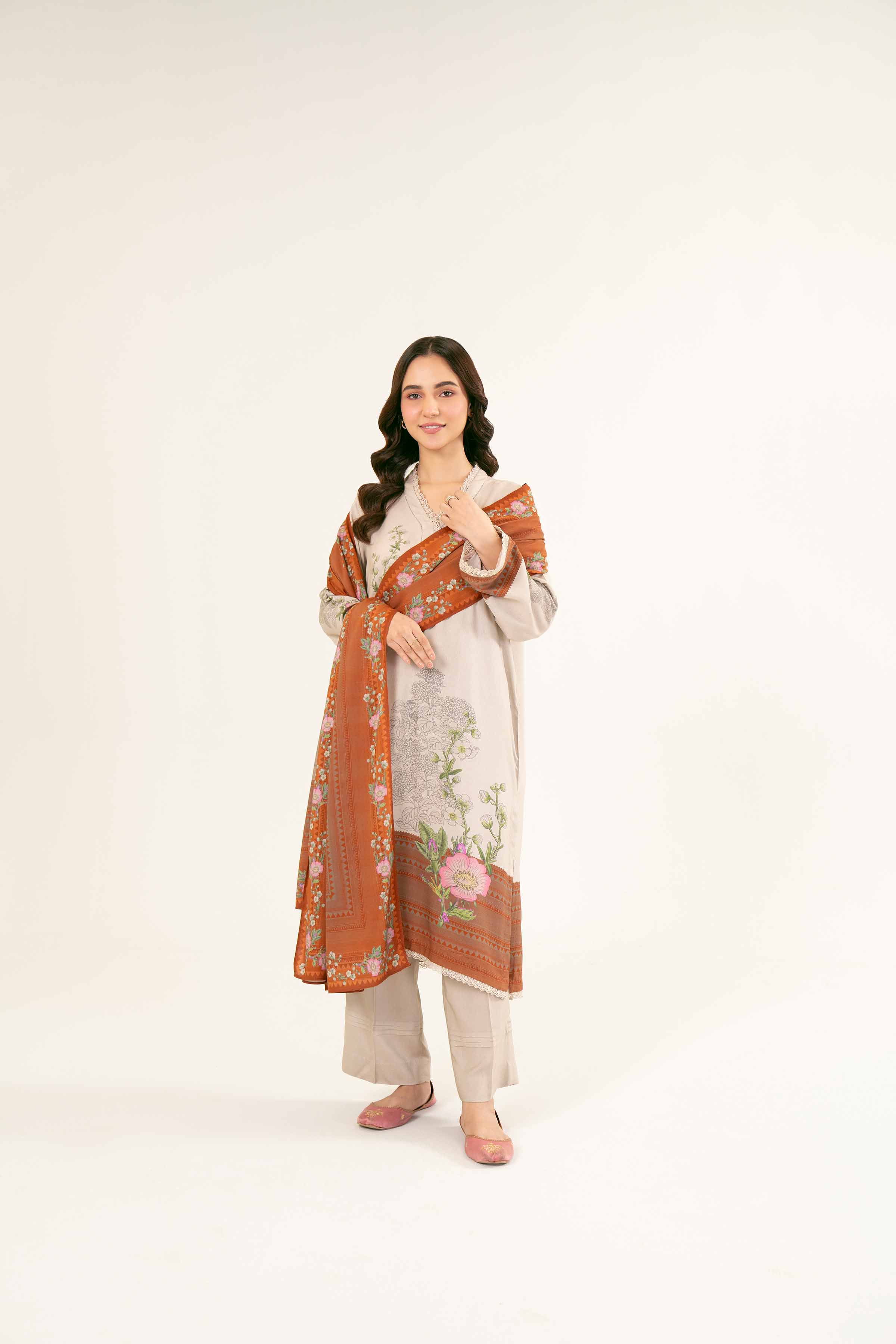 3 Piece - Printed Suit - PW24-210