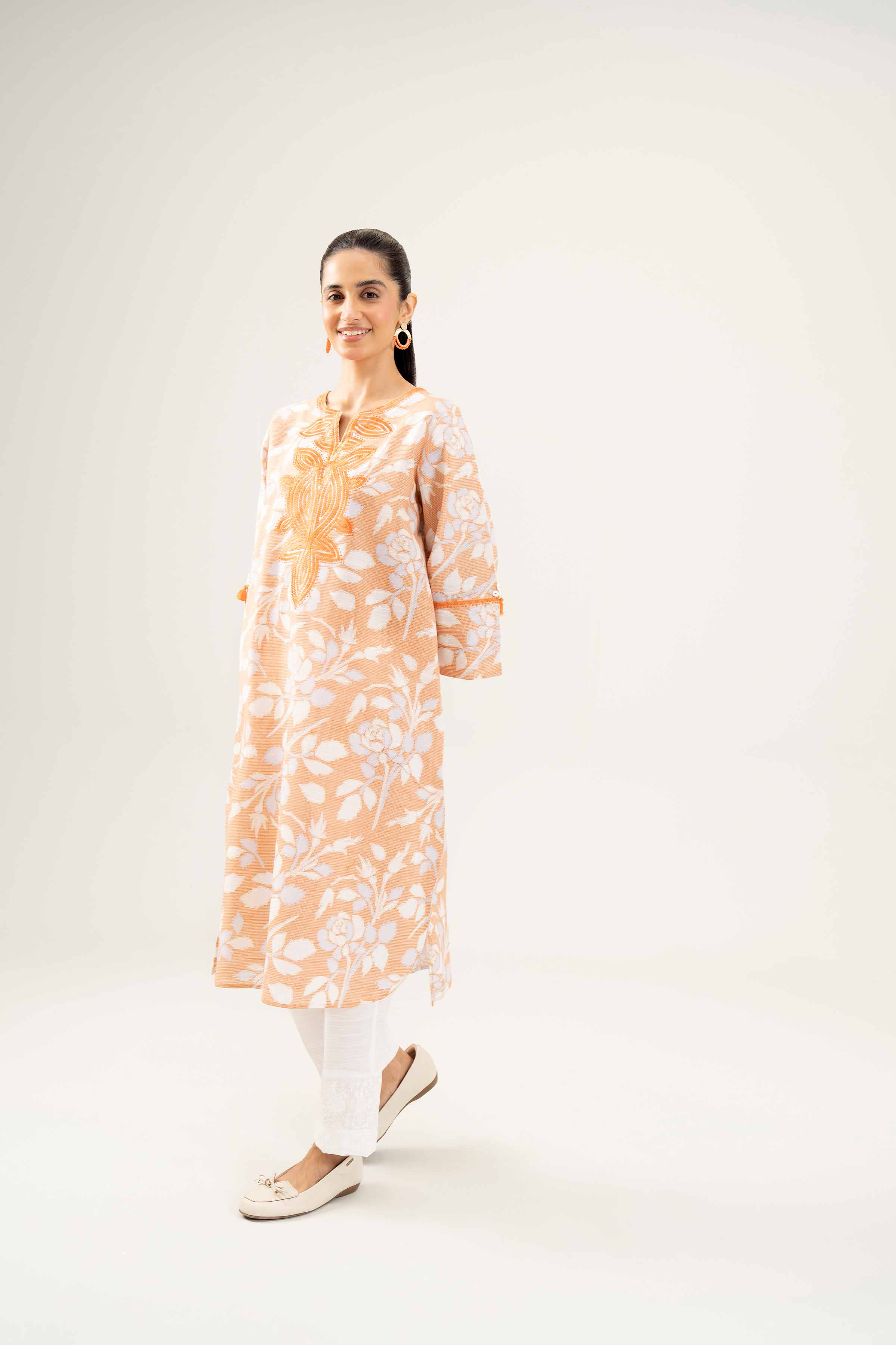 Printed Embroidered Shirt - PW24-220