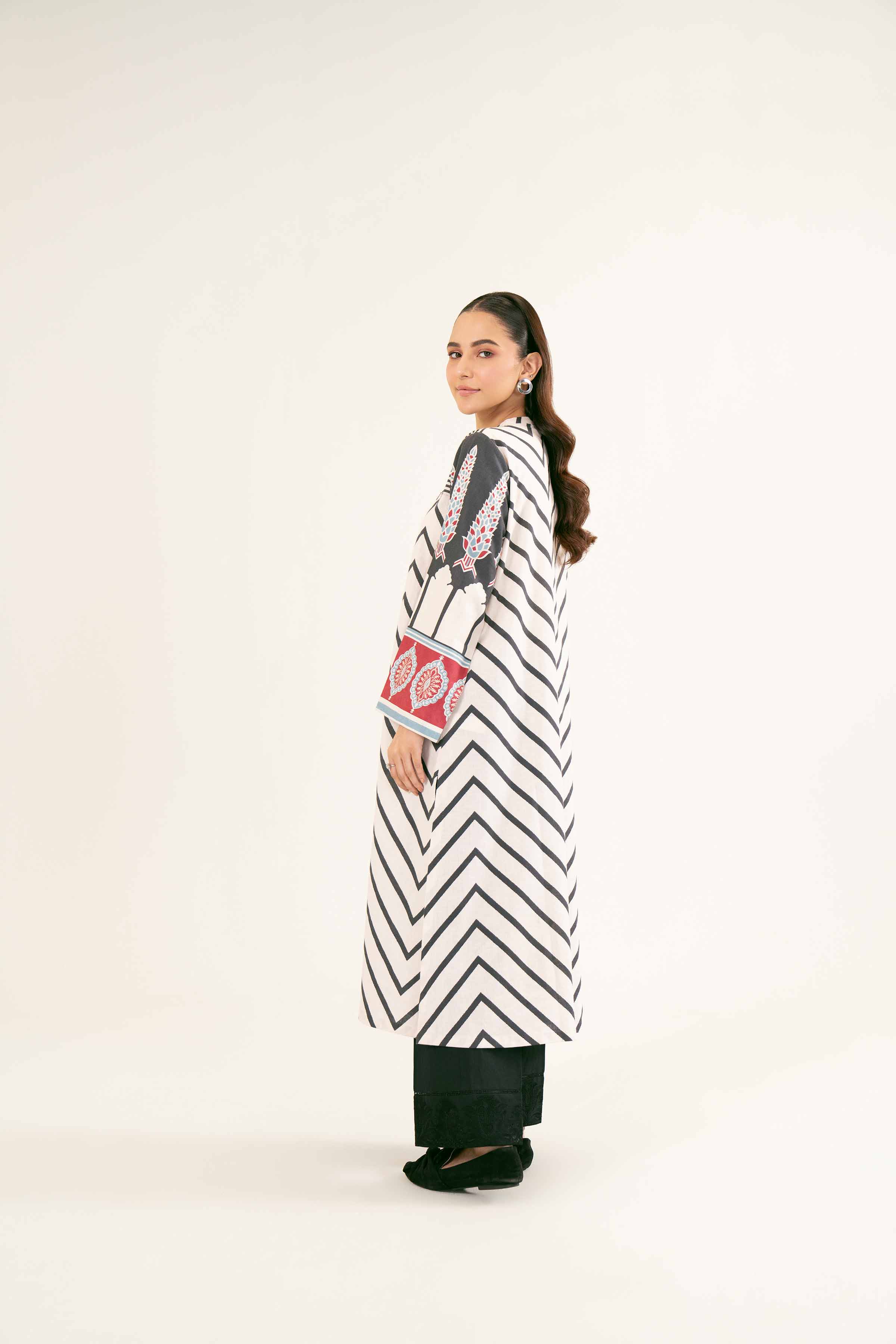 Printed Embroidered Shirt - PW24-223