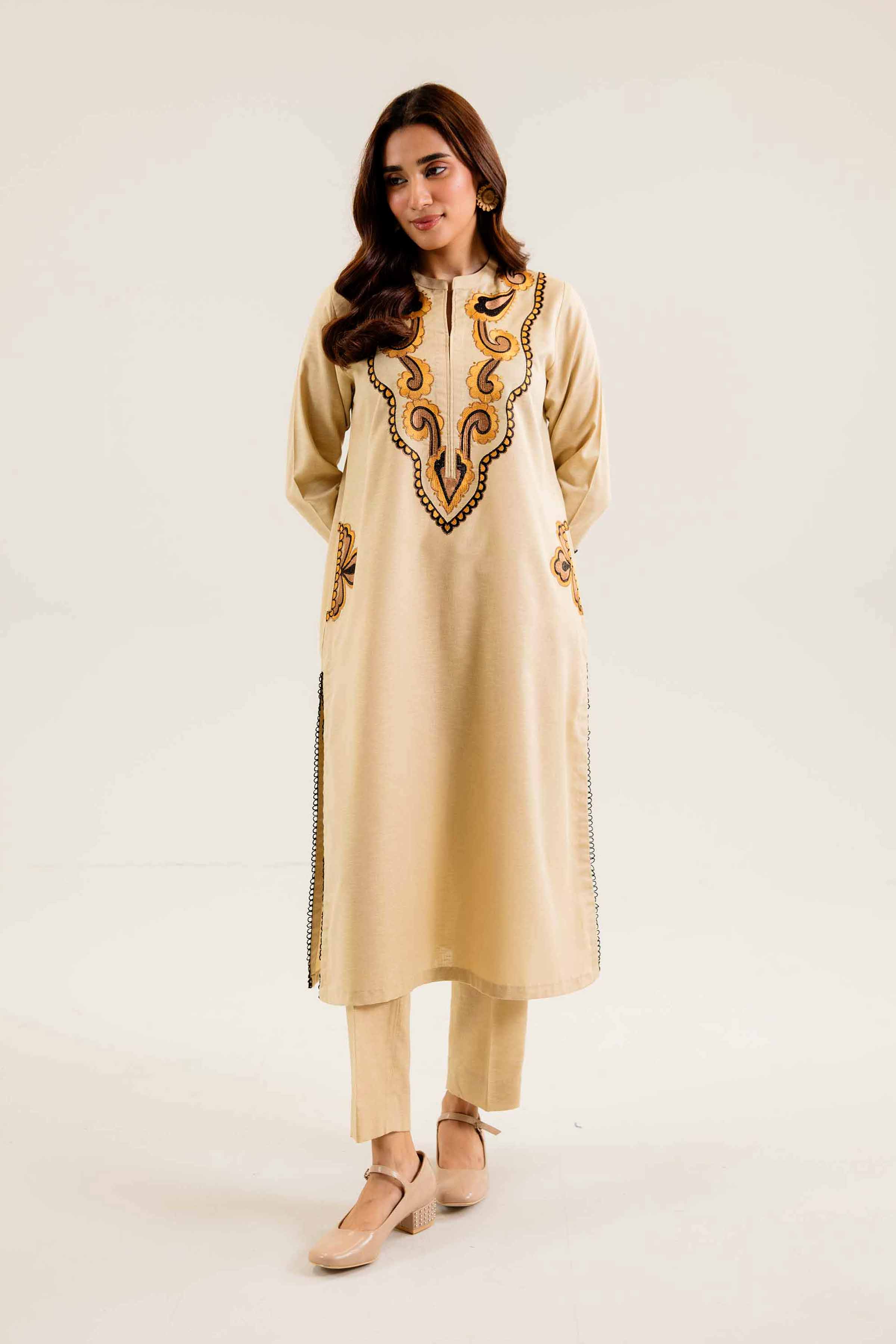 2 Piece - Embroidered Suit - PW24-232