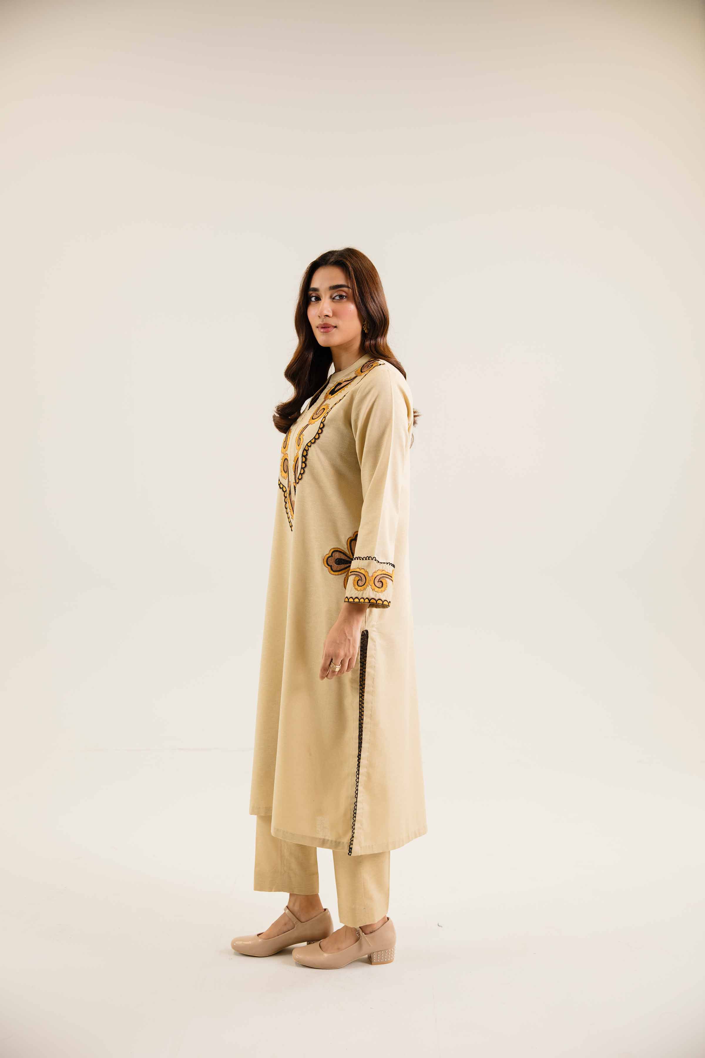 2 Piece - Embroidered Suit - PW24-232