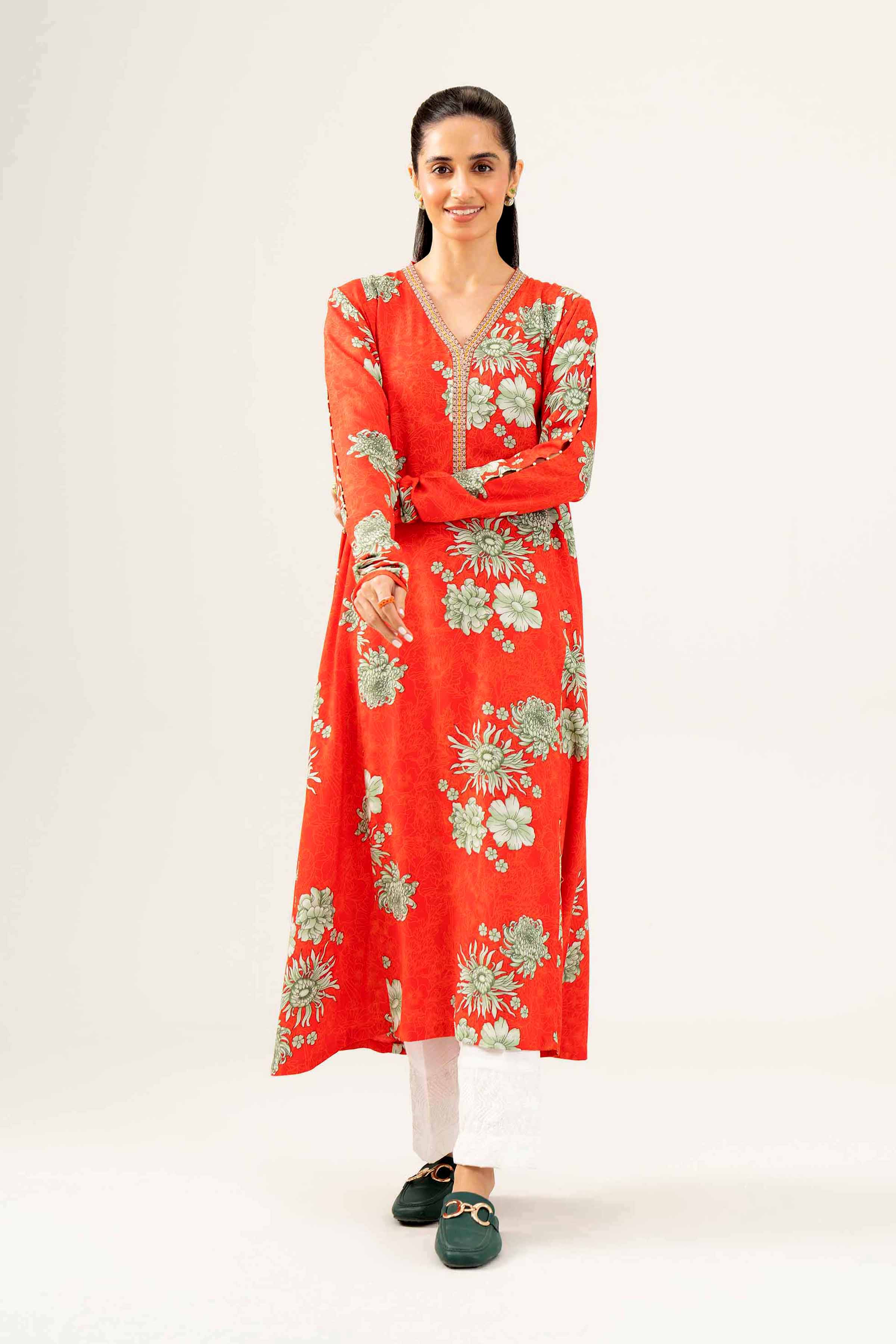 Printed Embroidered Shirt - PW24-234