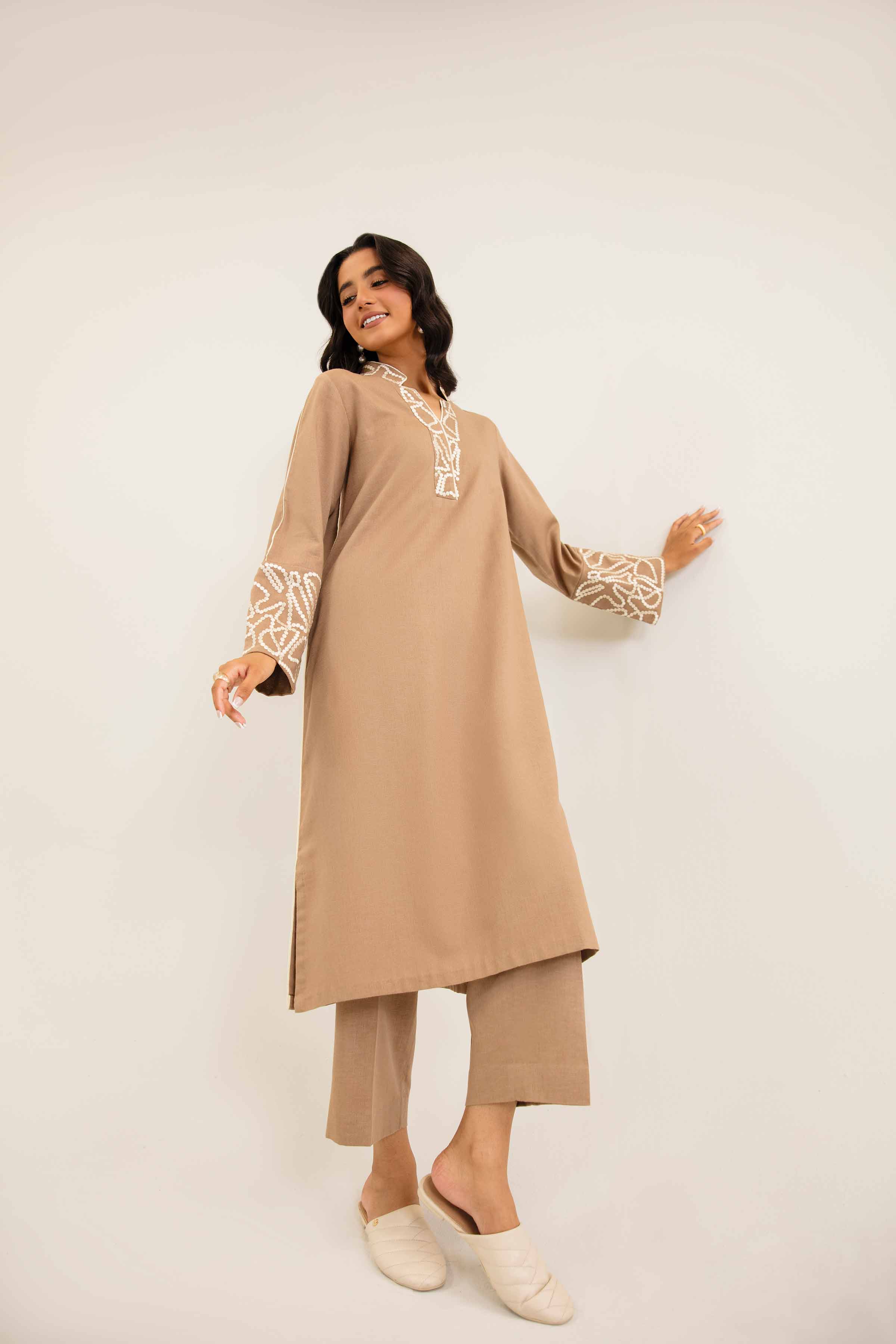 2 Piece - Embroidered Suit - PW24-245