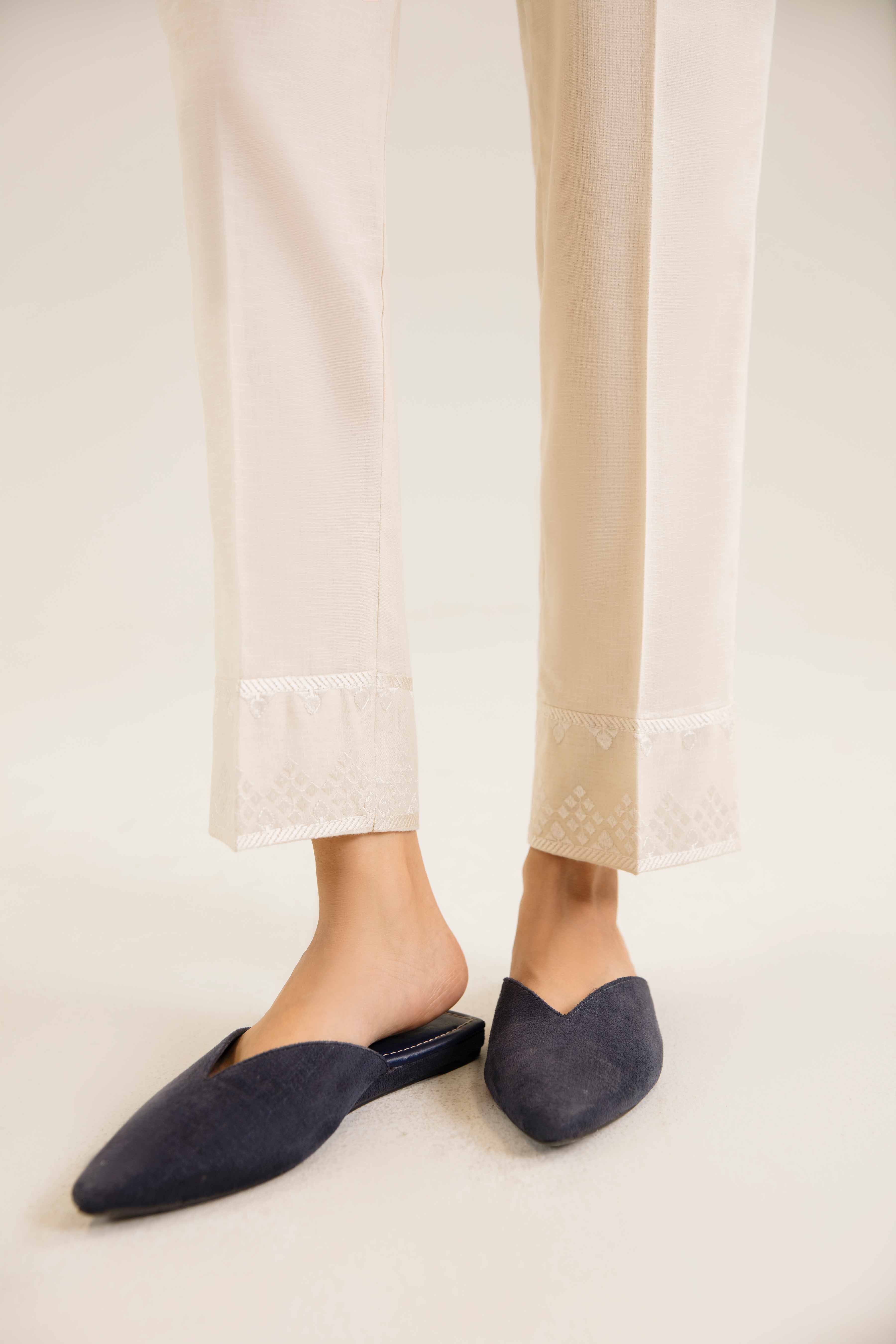 Embroidered Trousers - PW24-248