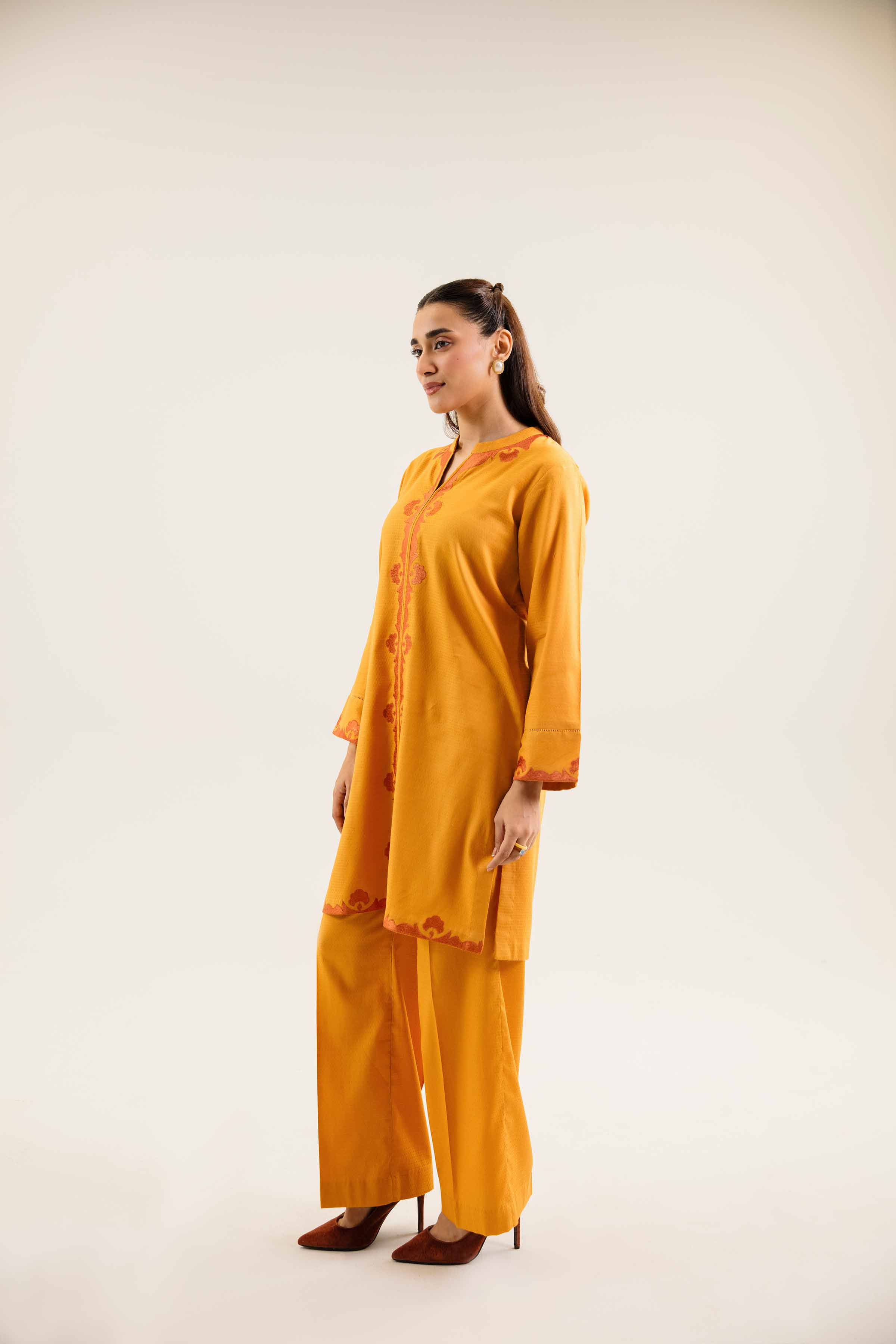 2 Piece - Embroidered Suit - PW24-255