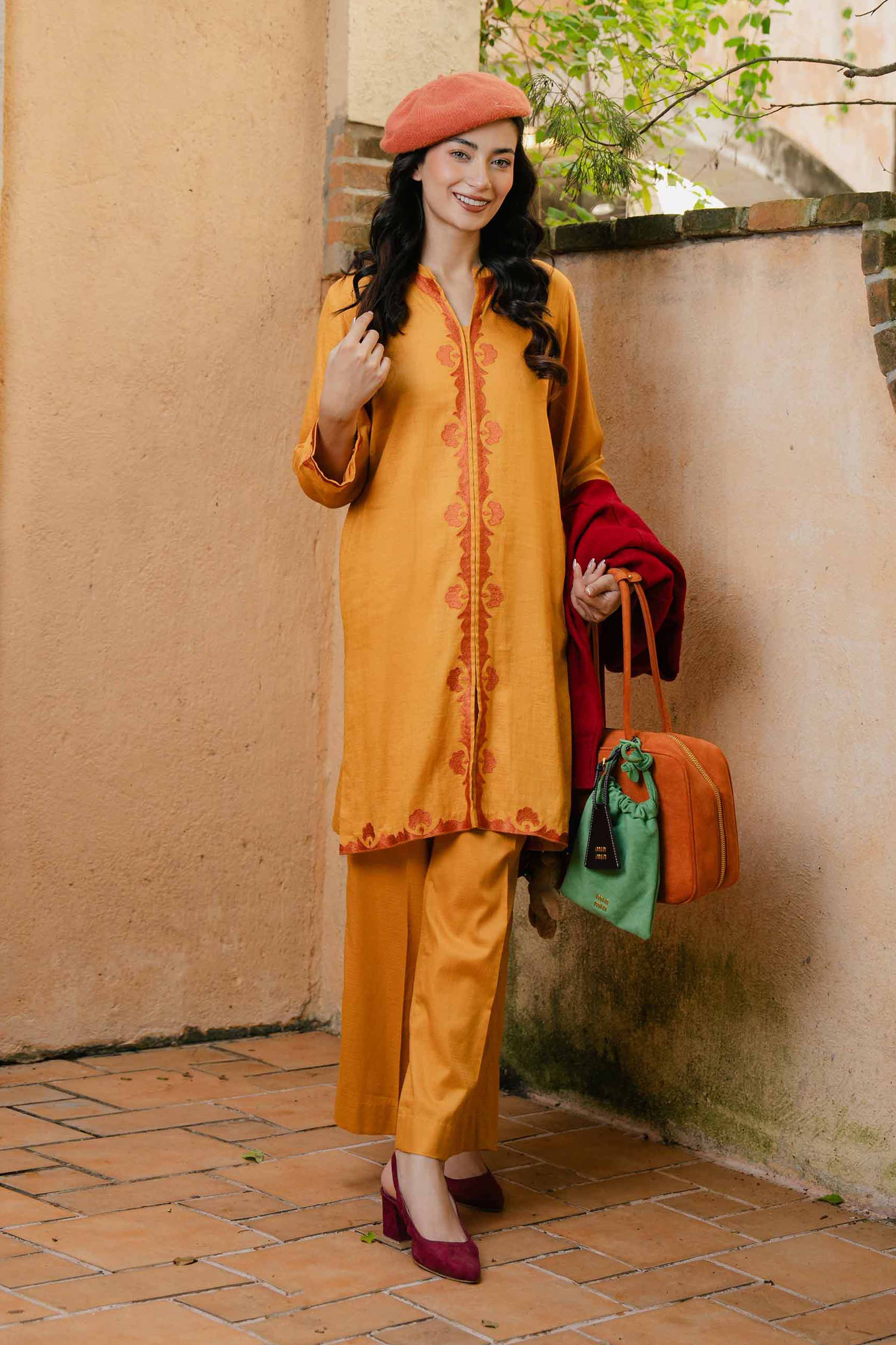 2 Piece - Embroidered Suit - PW24-255