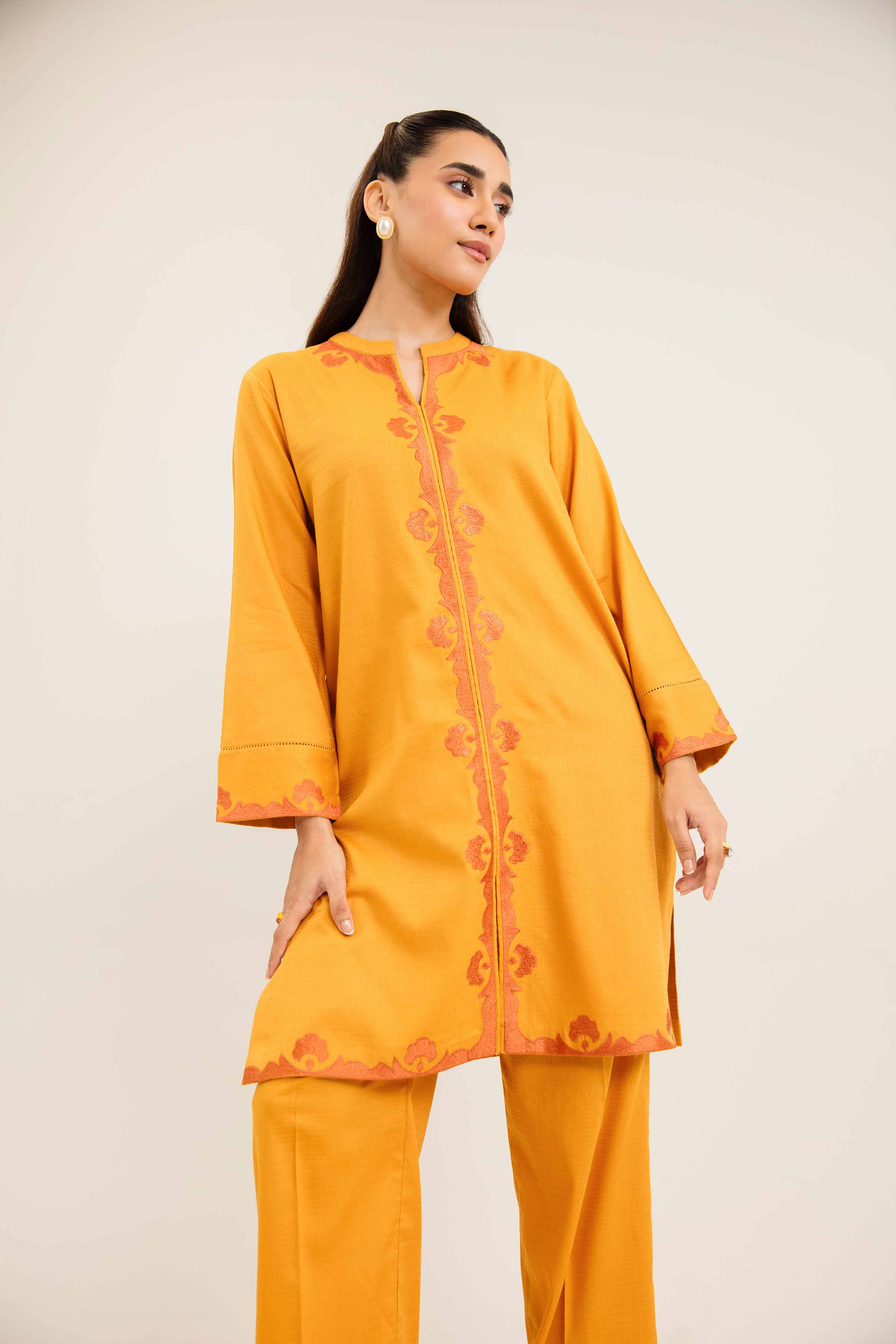 2 Piece - Embroidered Suit - PW24-255