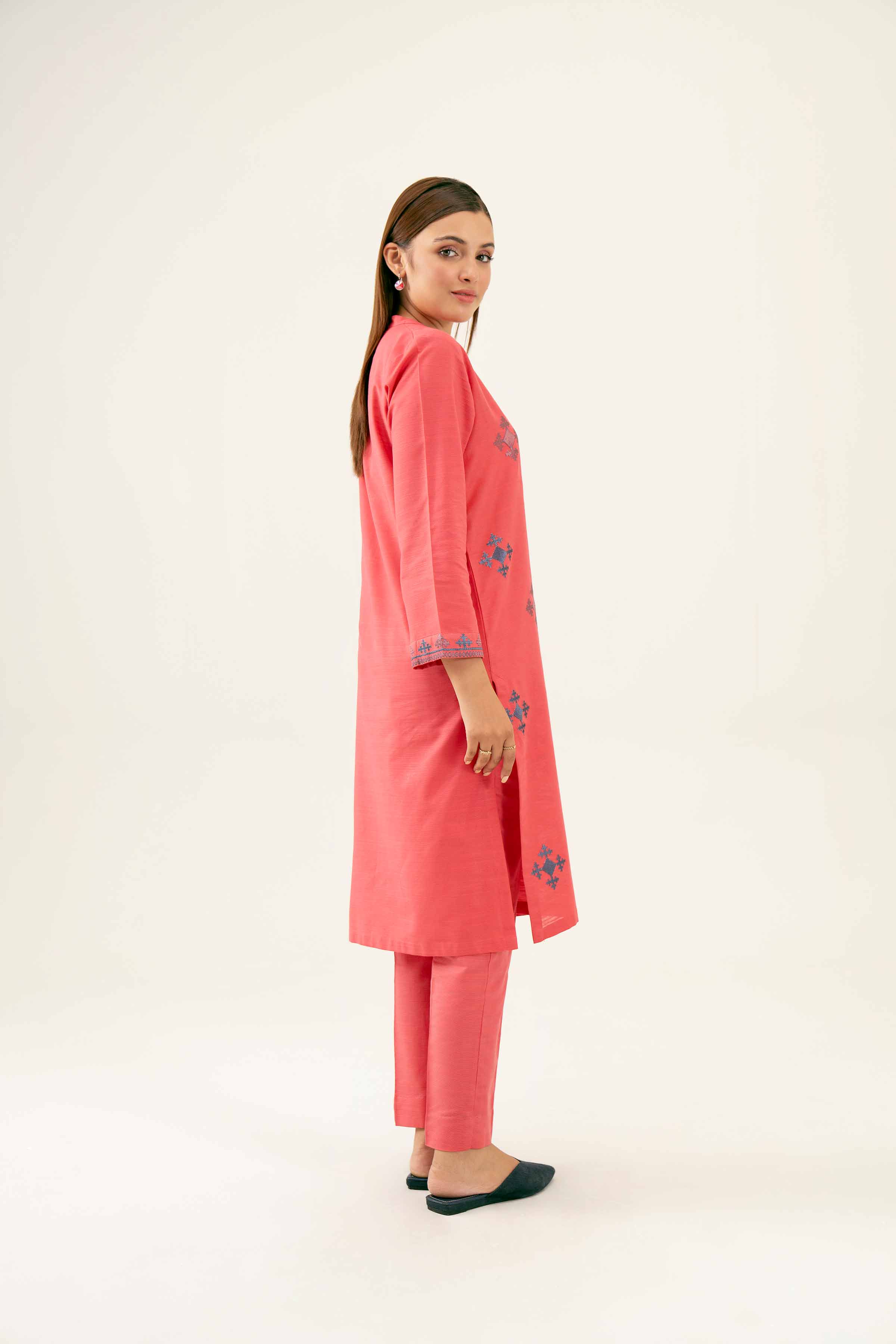 2 Piece - Embroidered Suit - PW24-260