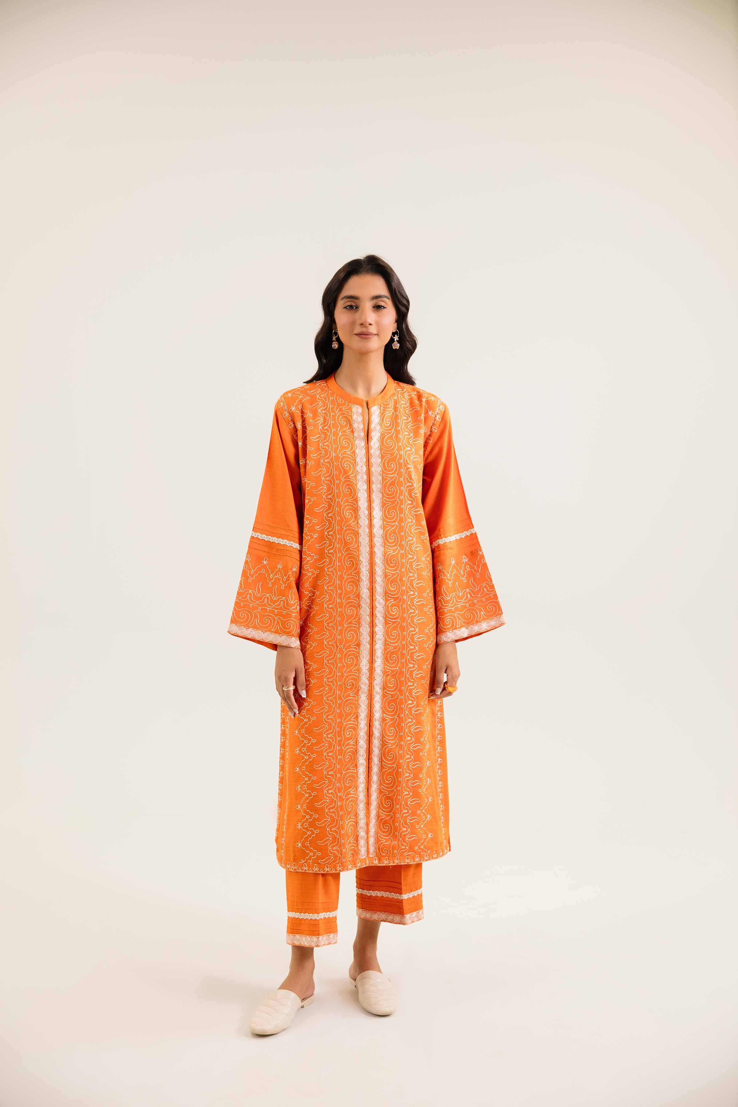 2 Piece - Embroidered Suit - PW24-261