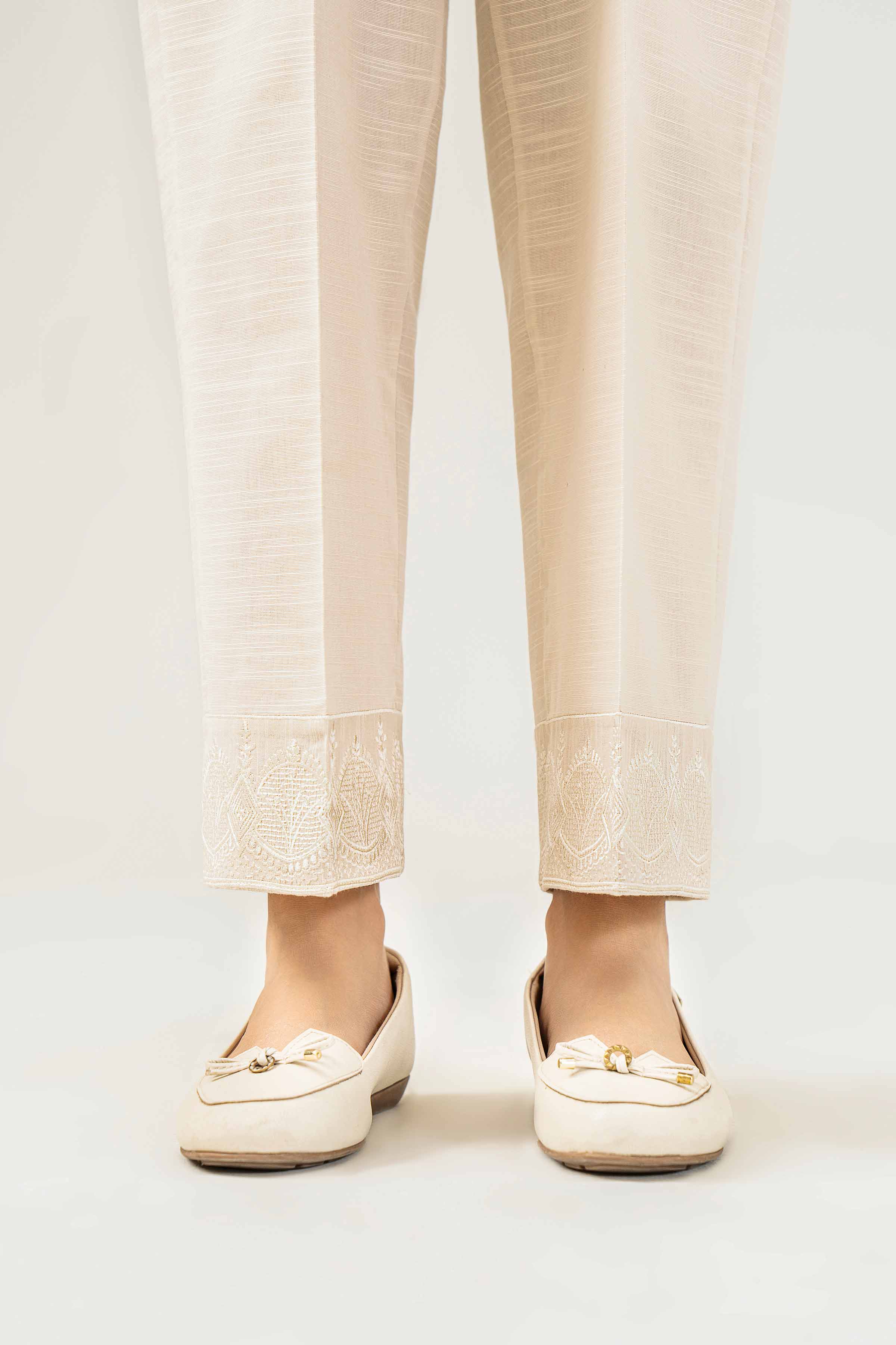 Embroidered Trousers - PW24-273
