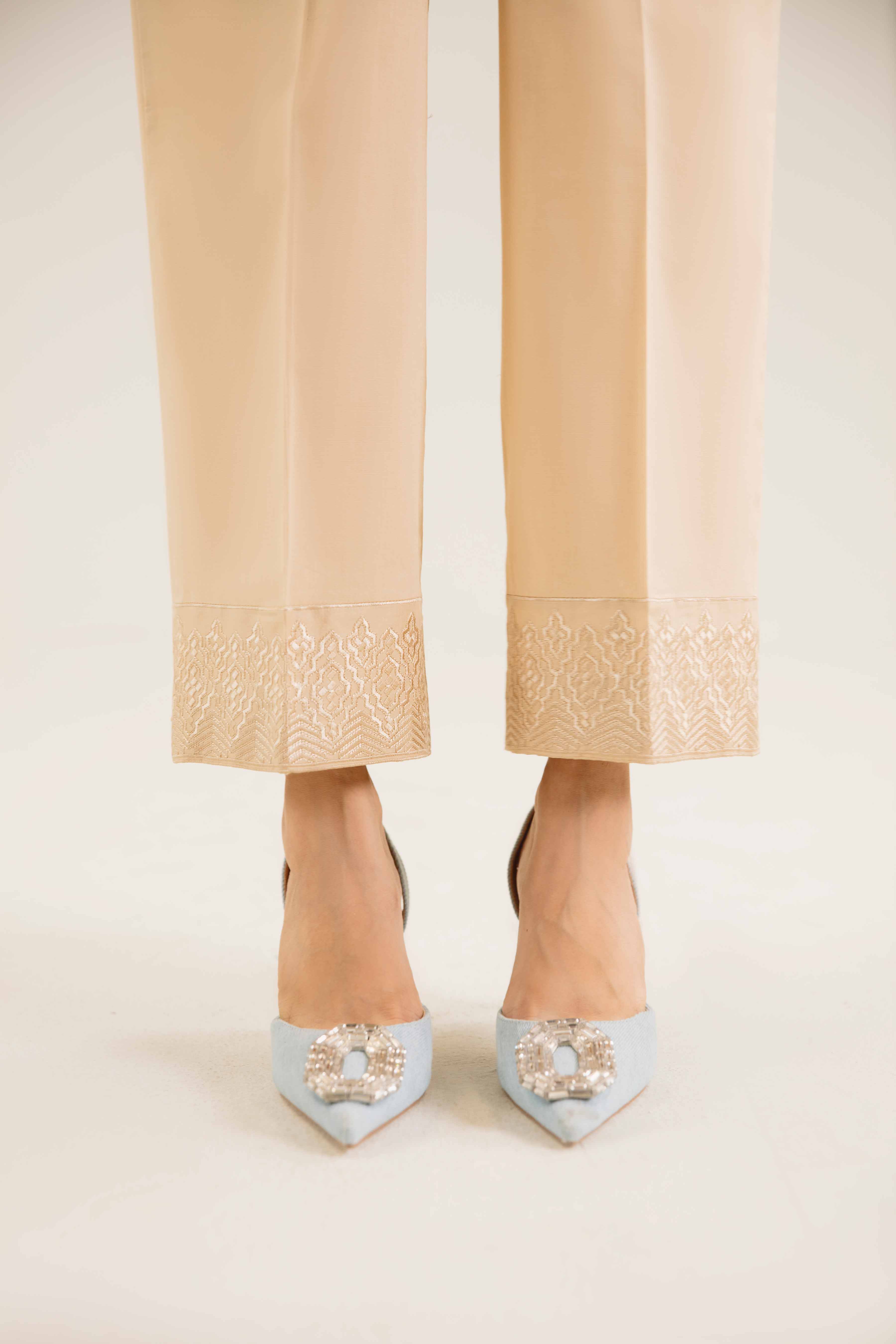 Embroidered Trousers - PW24-277