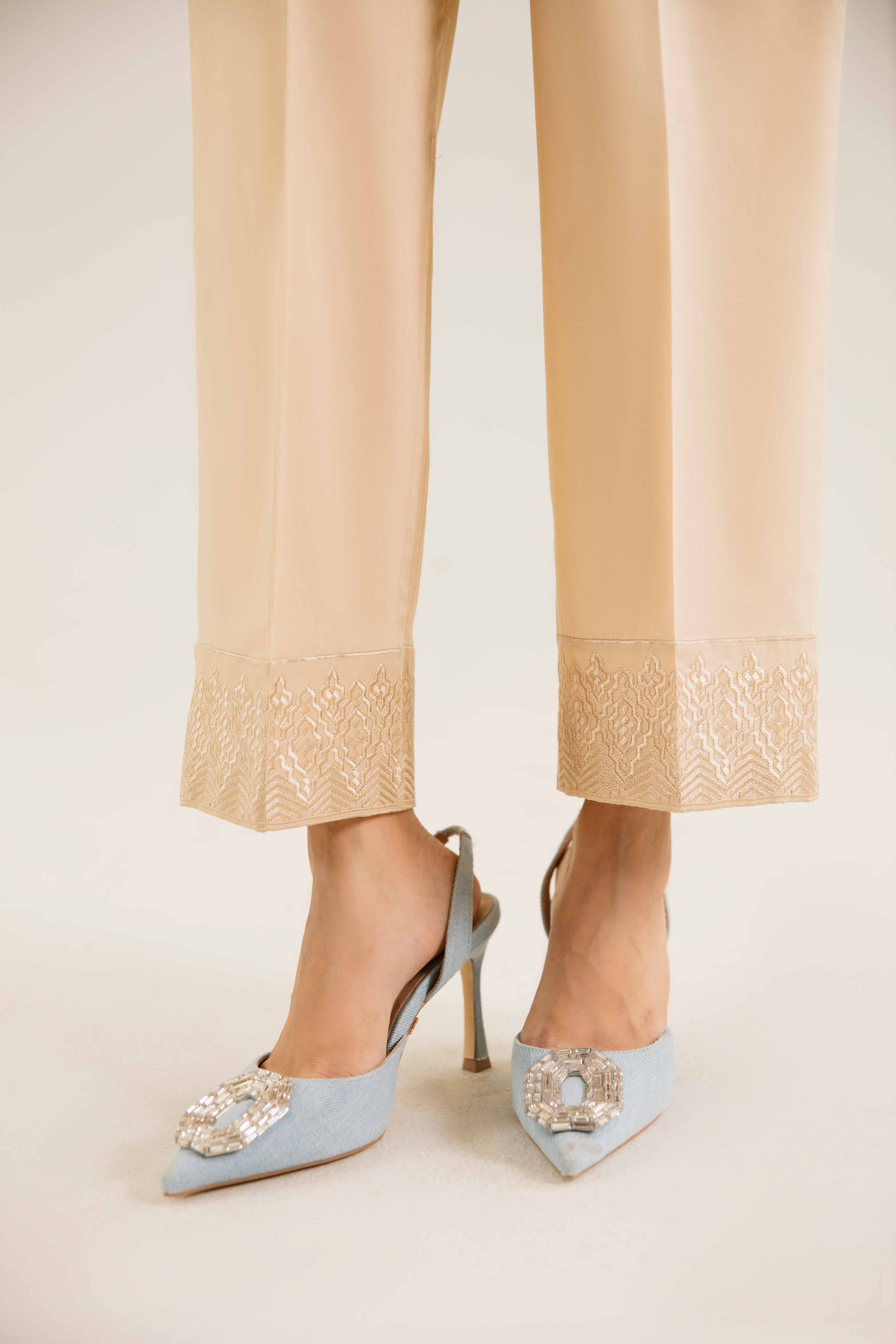 Embroidered Trousers - PW24-277