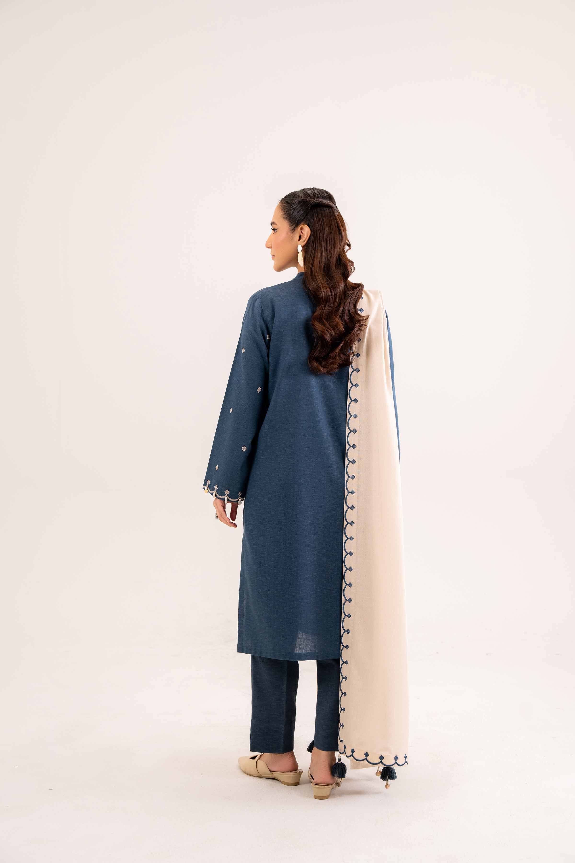 3 Piece - Embroidered Suit - PW24-280