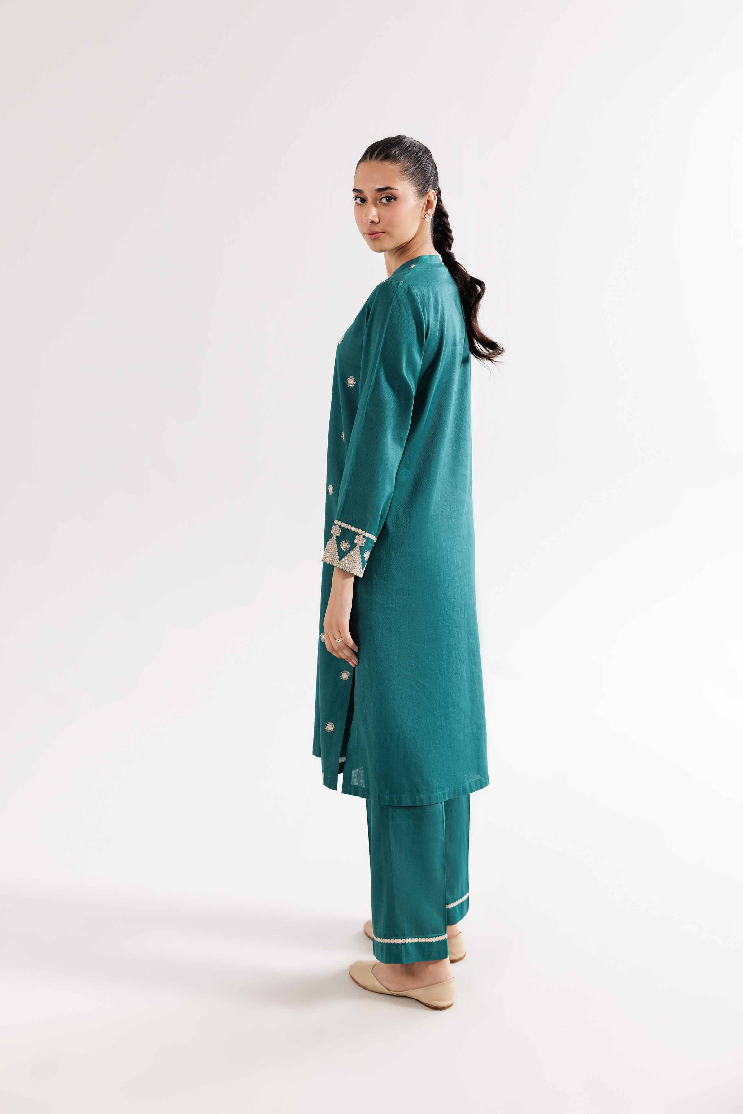 2 Piece - Embroidered Suit - PW24-289