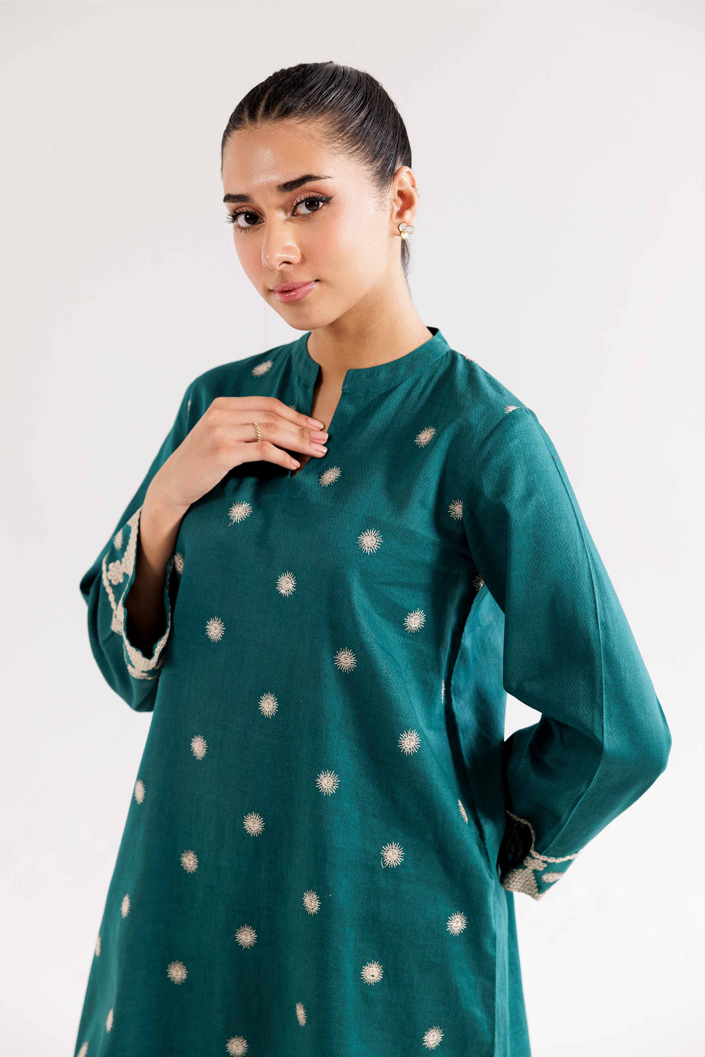2 Piece - Embroidered Suit - PW24-289