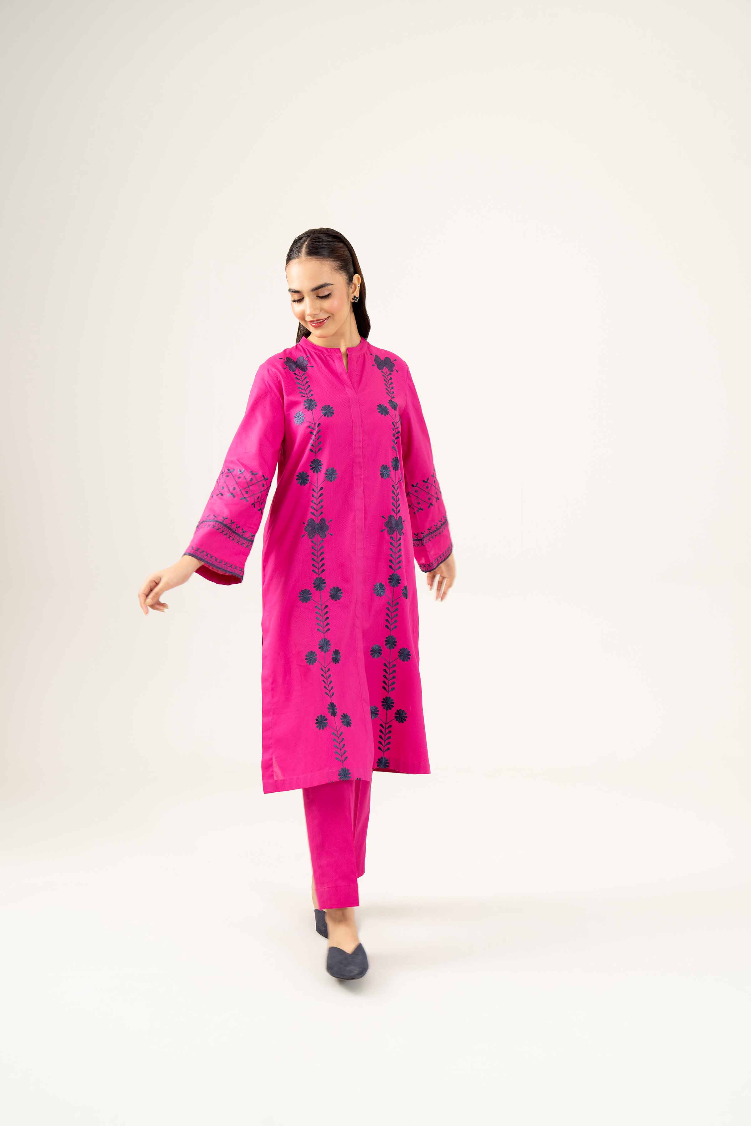 2 Piece - Embroidered Suit - PW24-301