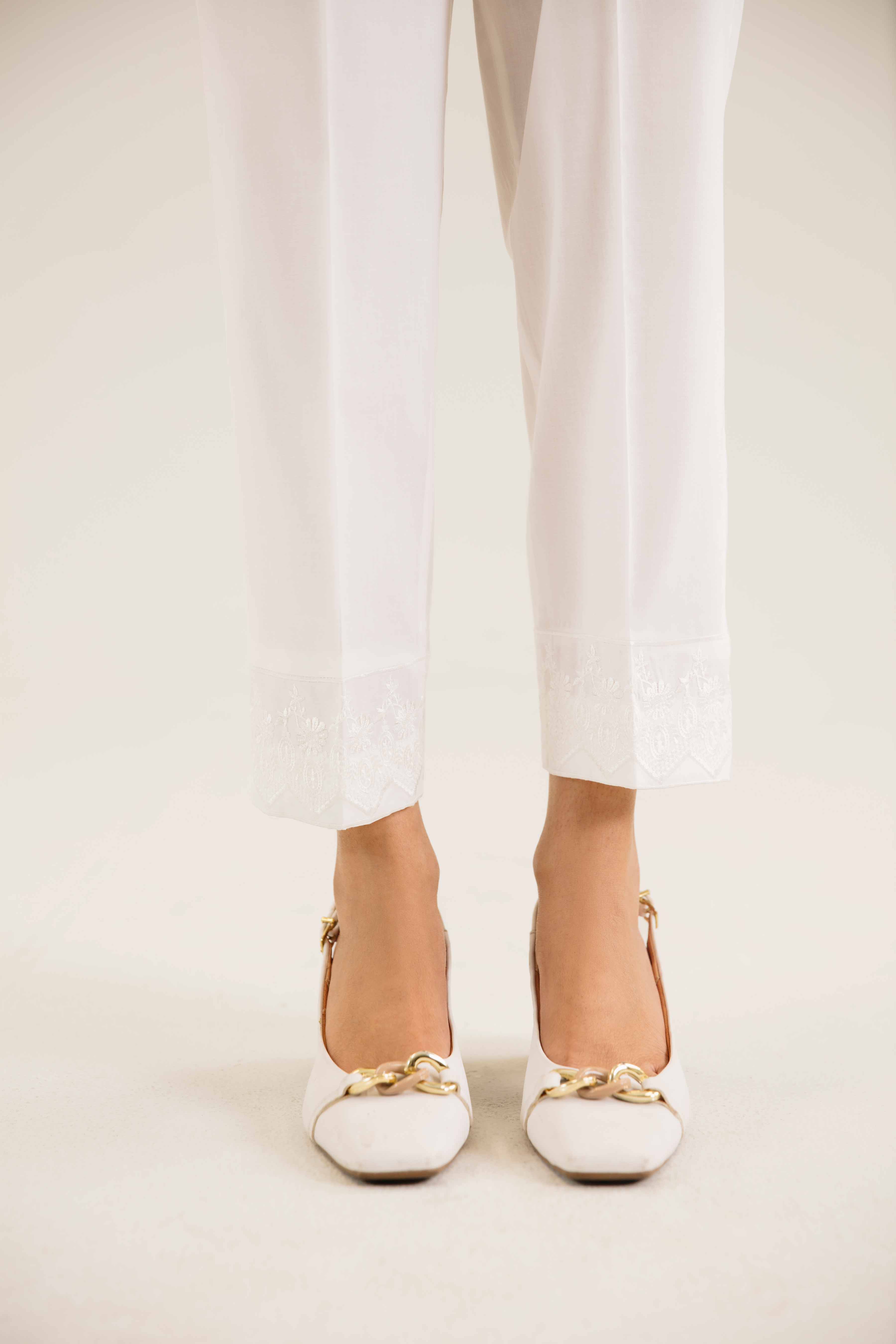 Embroidered Trousers - PW24-302