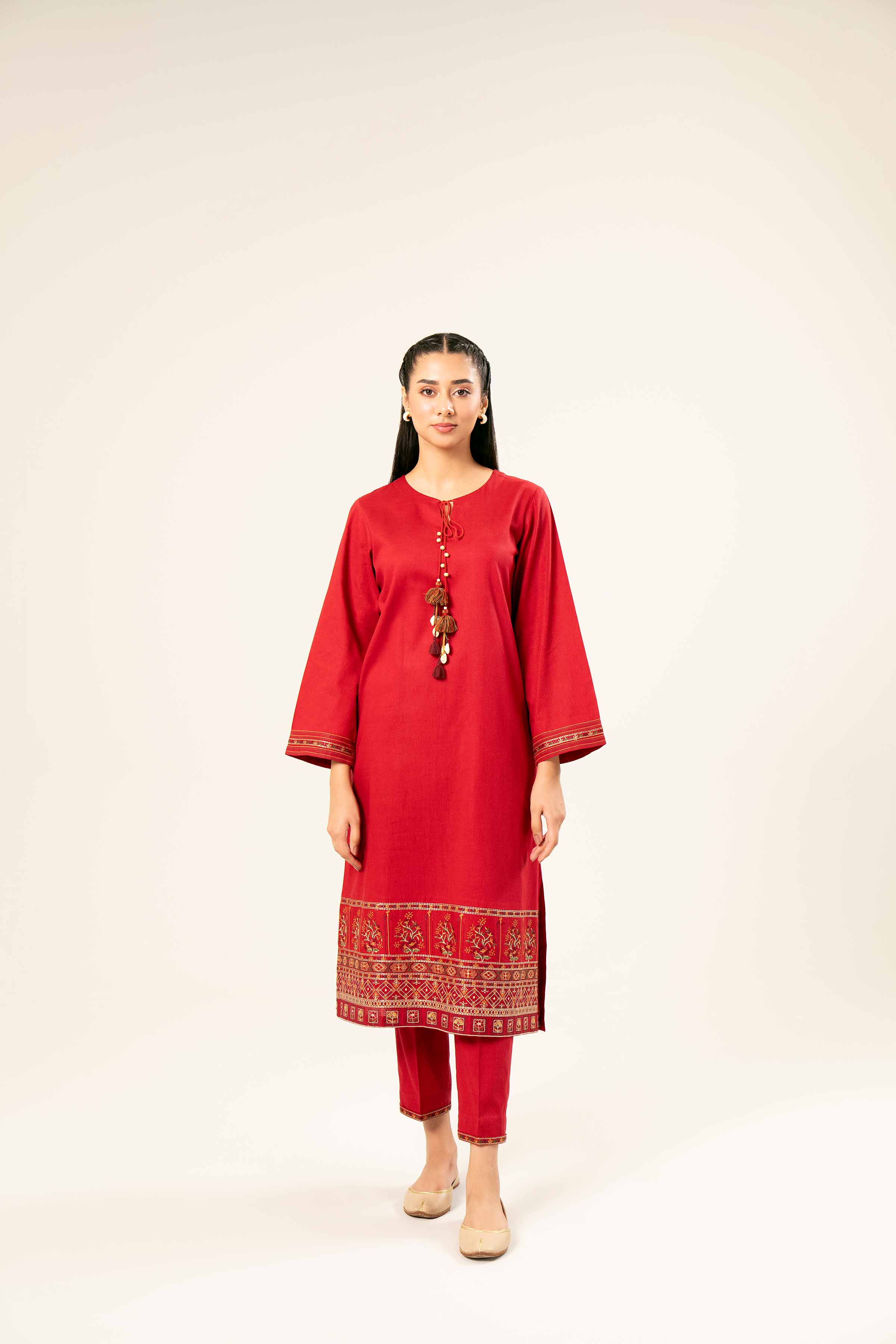2 Piece - Embroidered Suit - PW24-311