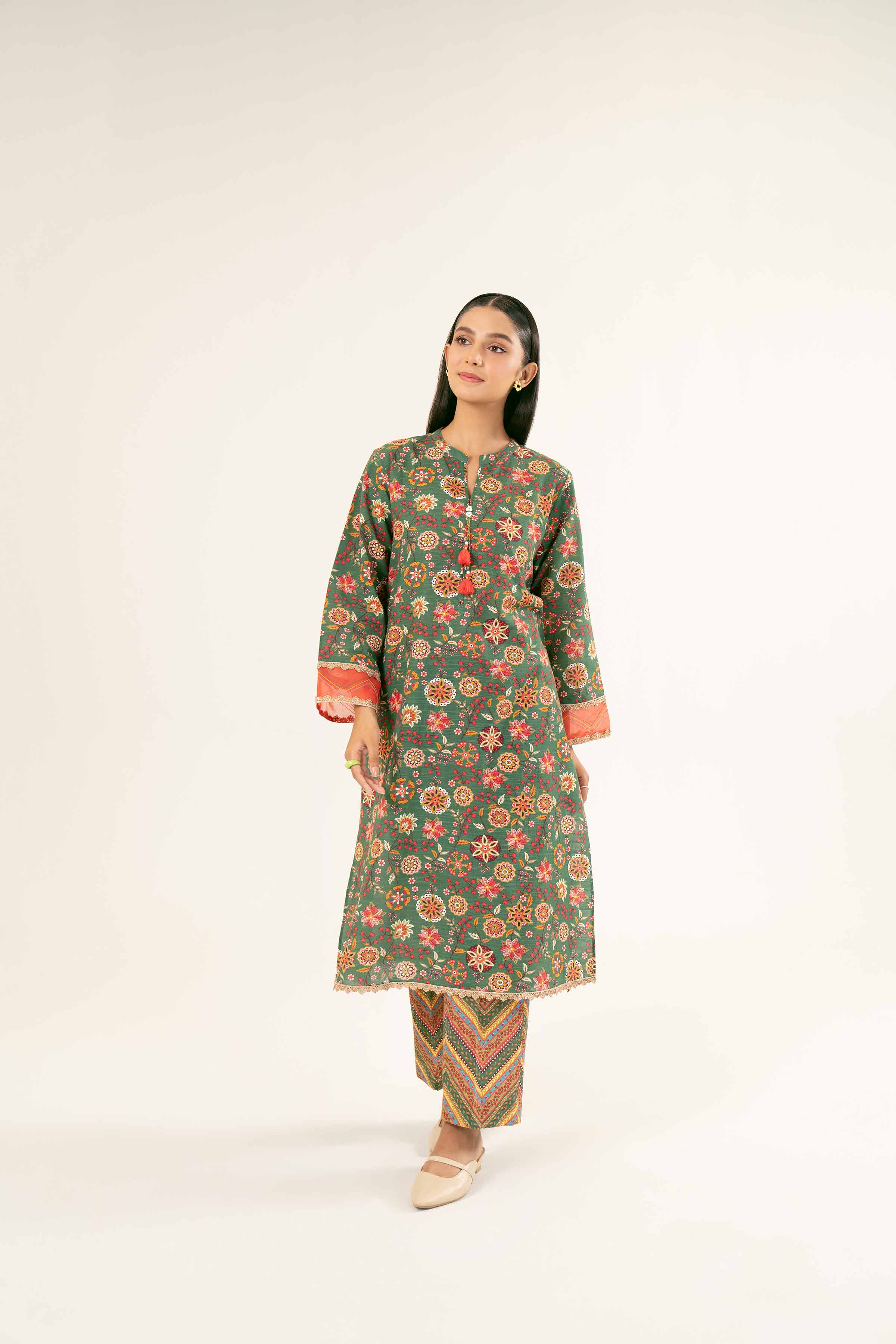 2 Piece - Printed Suit - PW24-323