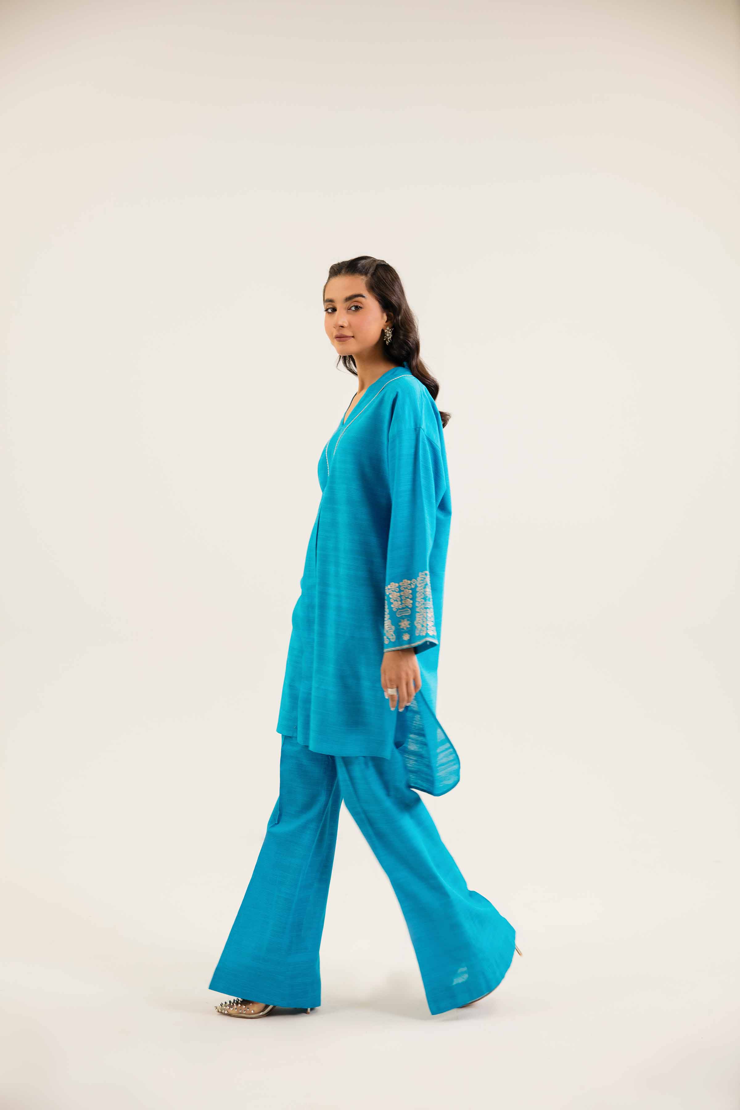 2 Piece - Embroidered Suit - PW24-325