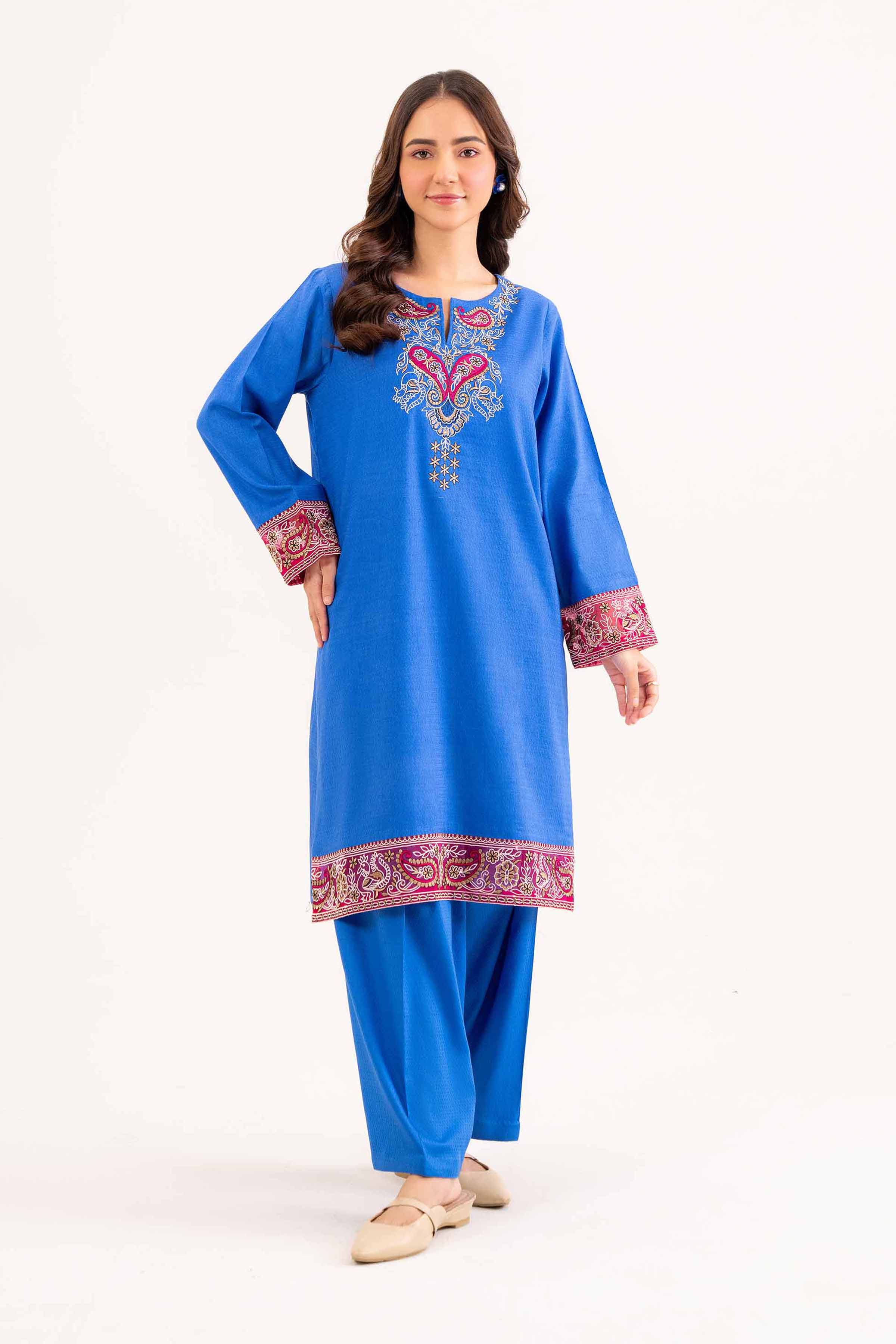2 Piece - Embroidered Suit - PW24-337