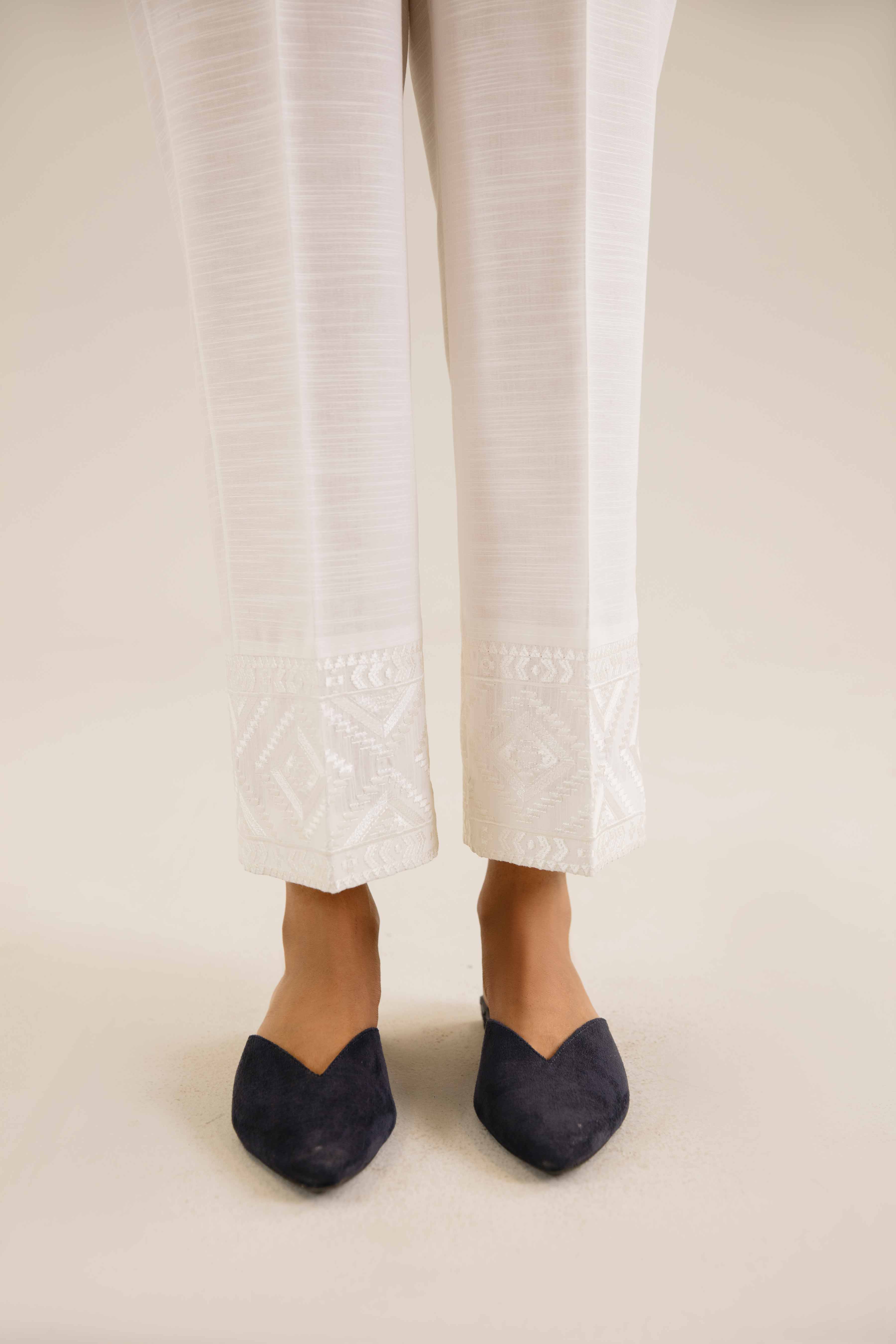 Embroidered Trousers - PW24-338