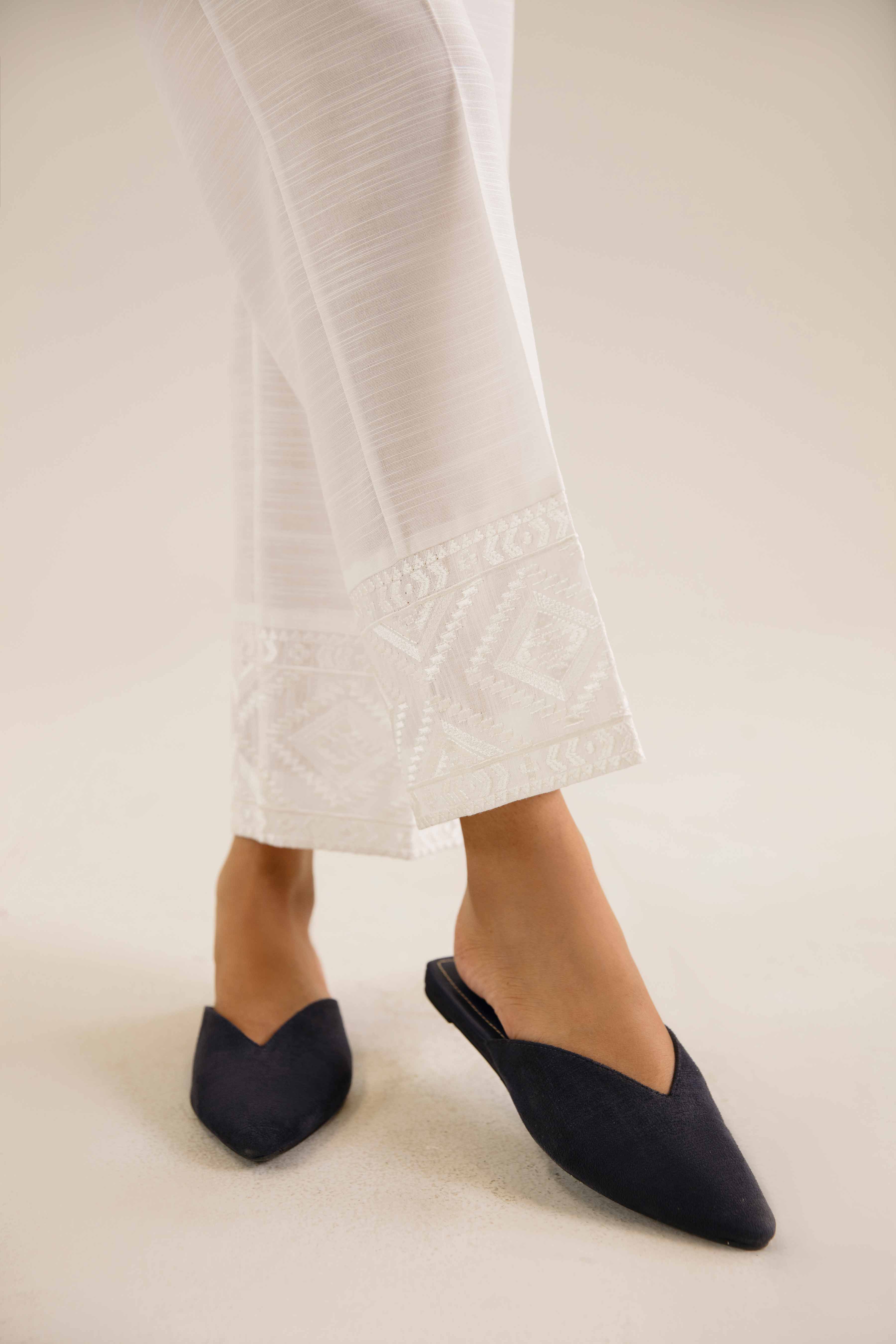 Embroidered Trousers - PW24-338