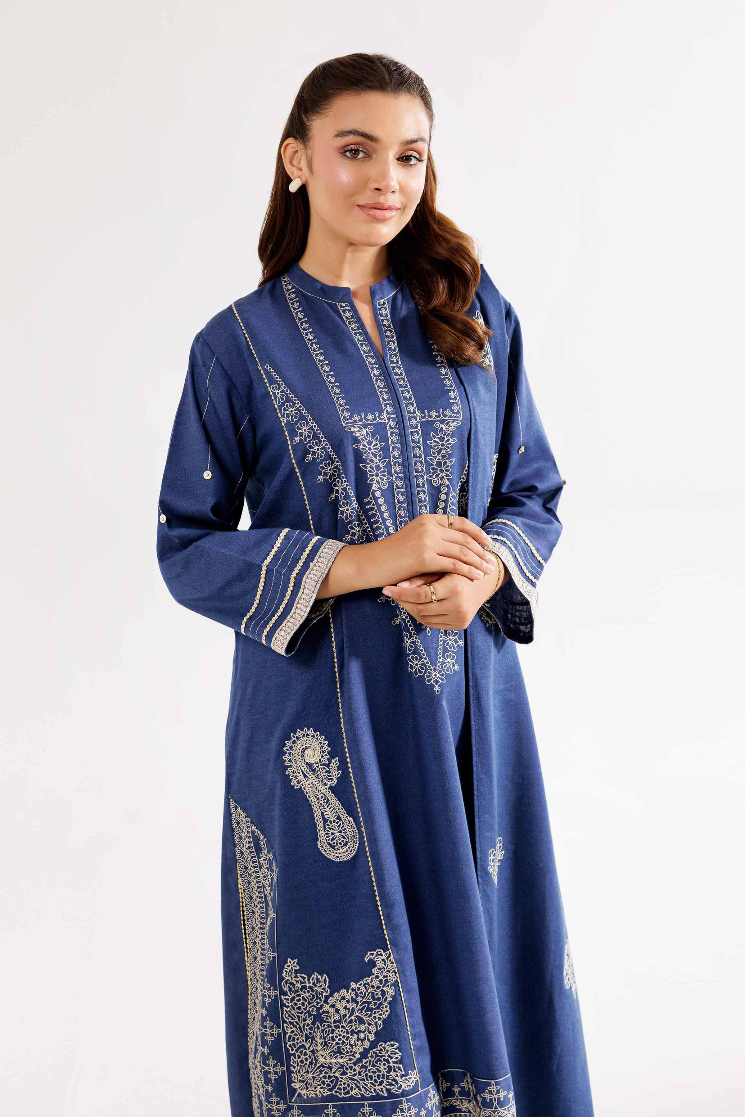 3 Piece - Embroidered Suit - PW24-341