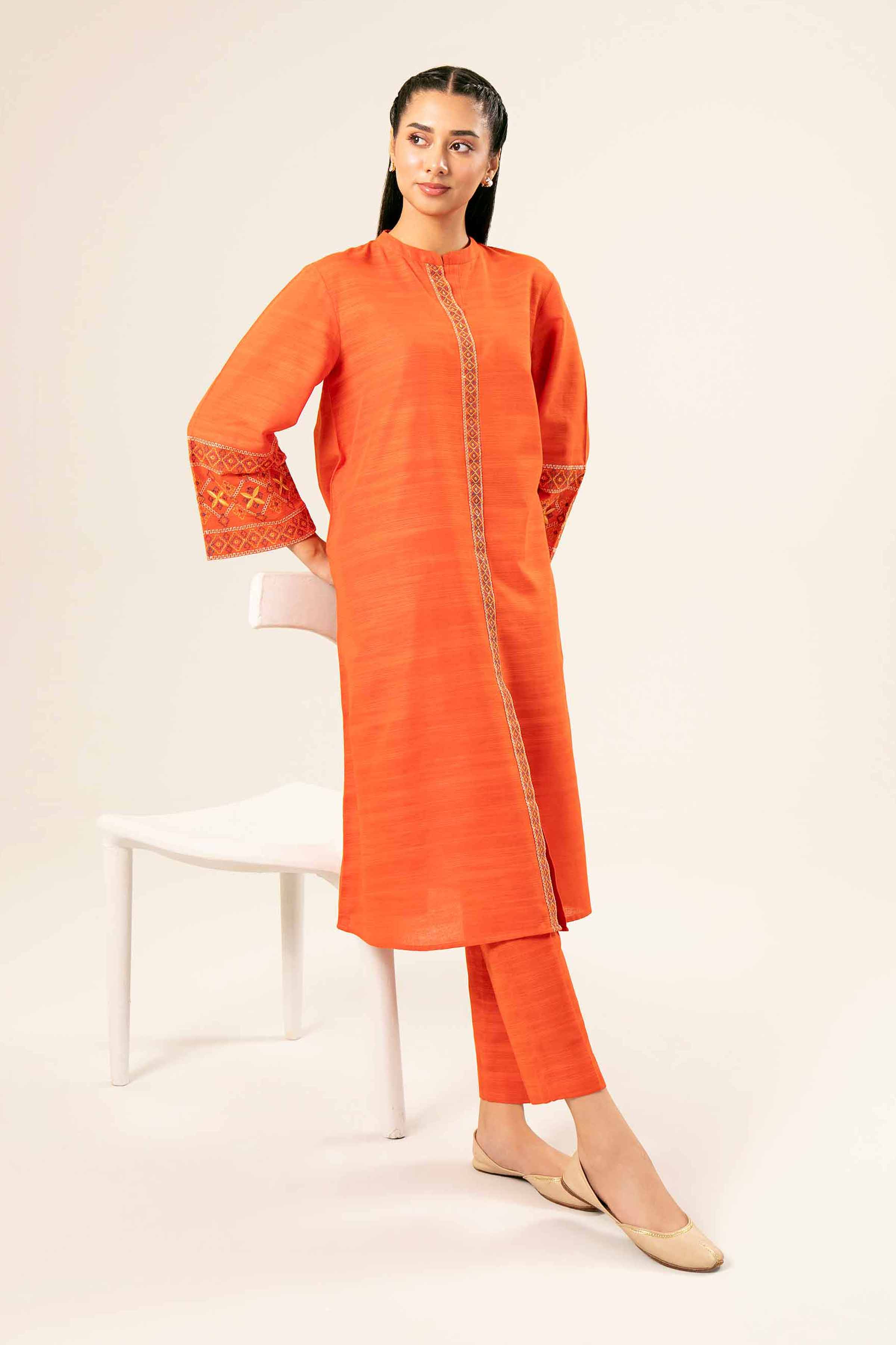 2 Piece - Embroidered Suit - PW24-346